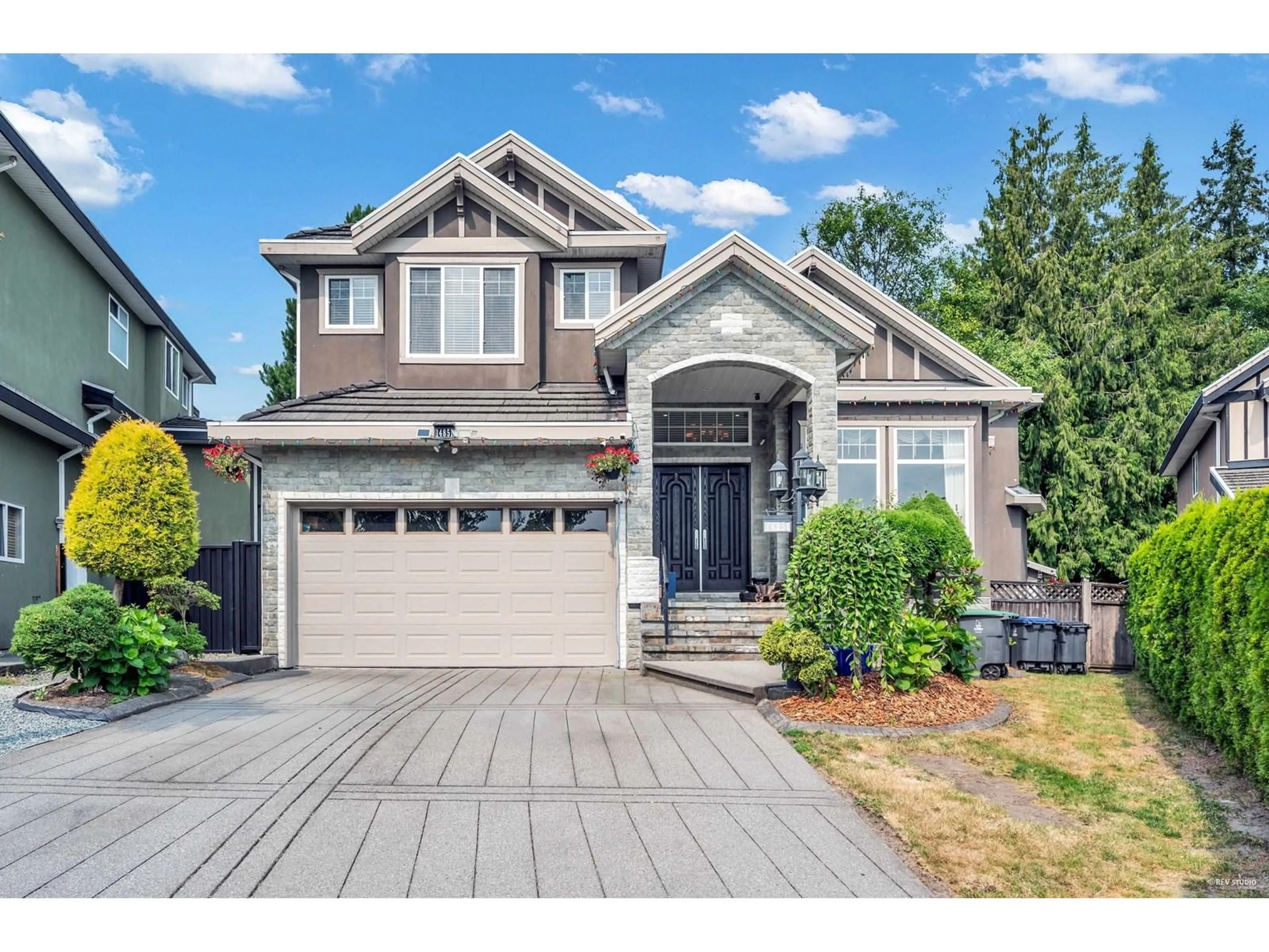 Frontside or backside of a home for 14851 76A AVENUE, Surrey British Columbia V3S1S3