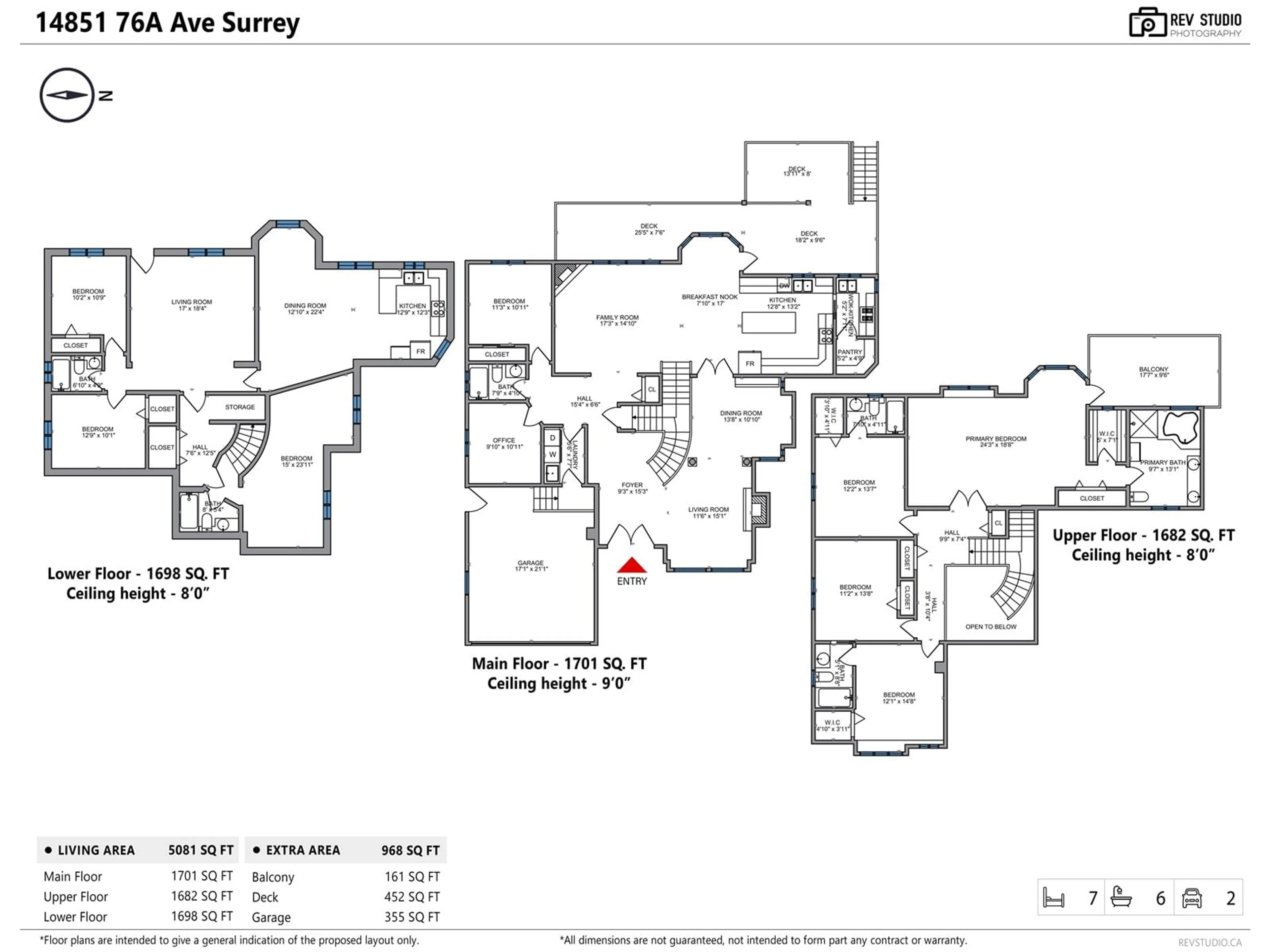 Floor plan for 14851 76A AVENUE, Surrey British Columbia V3S1S3