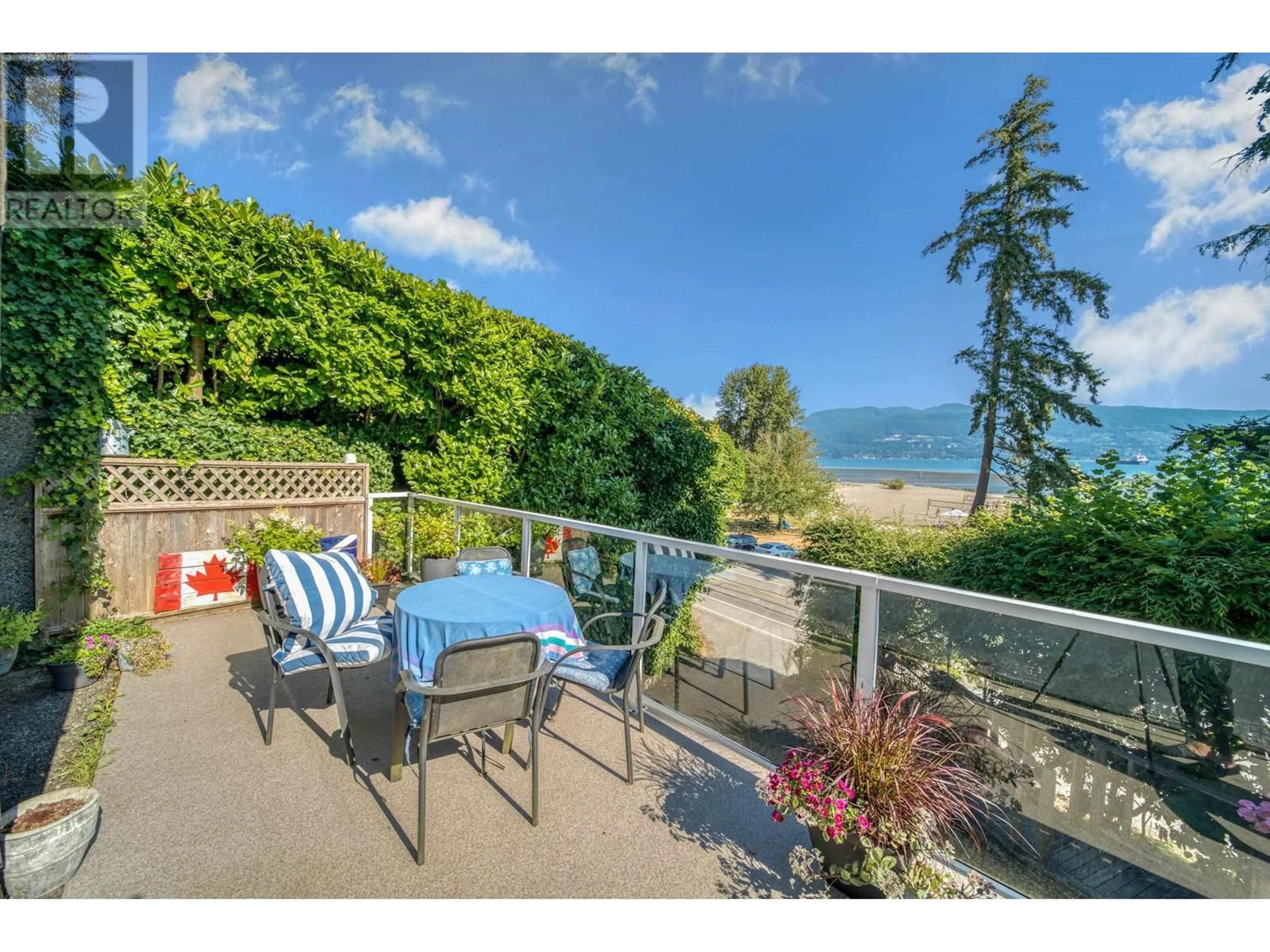 Patio, the fenced backyard for 4650 NW MARINE DRIVE, Vancouver British Columbia V6R1B9