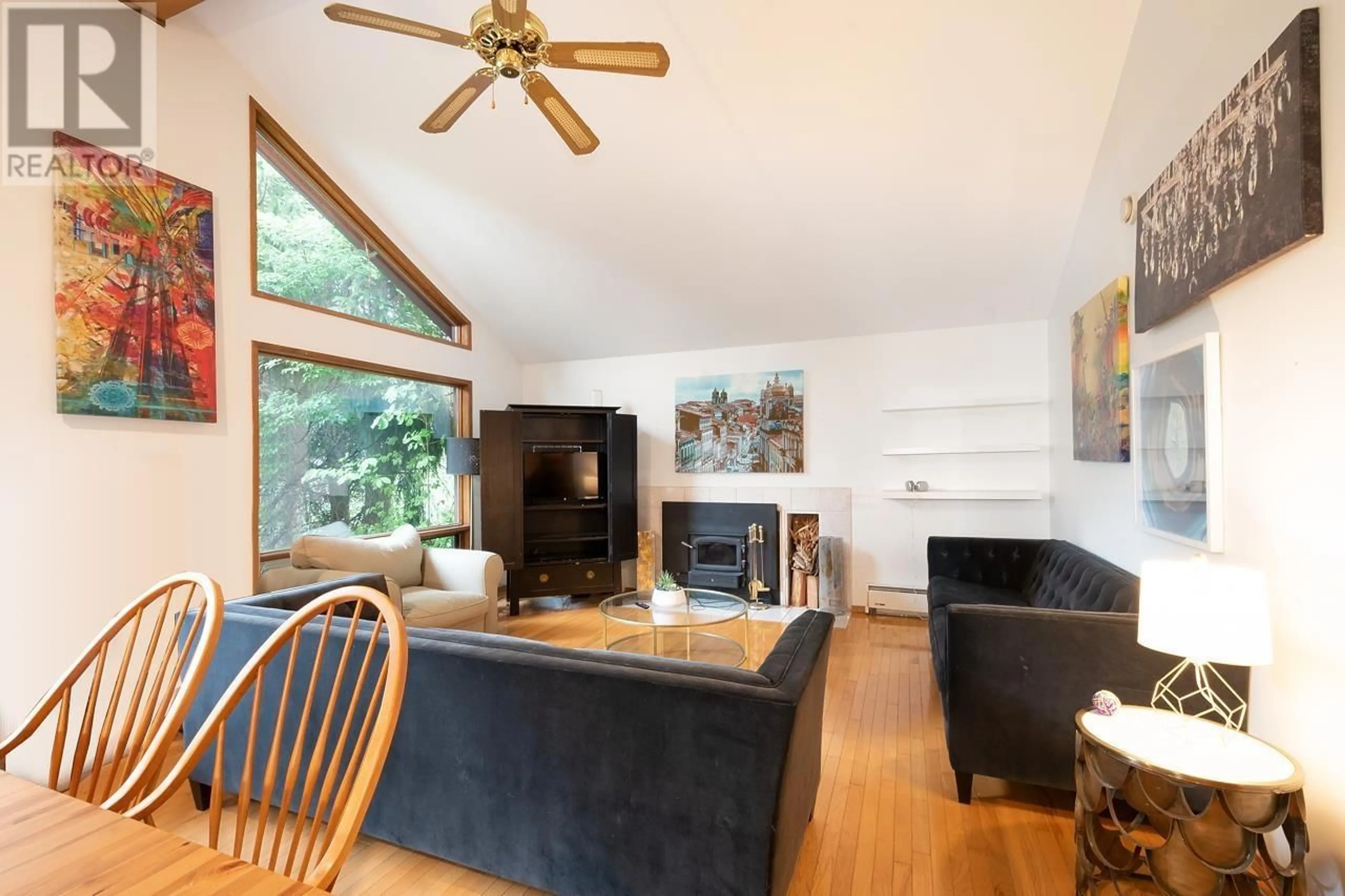 Living room, wood floors for 1581 WHITESAILS DRIVE, Bowen Island British Columbia V0N1G2