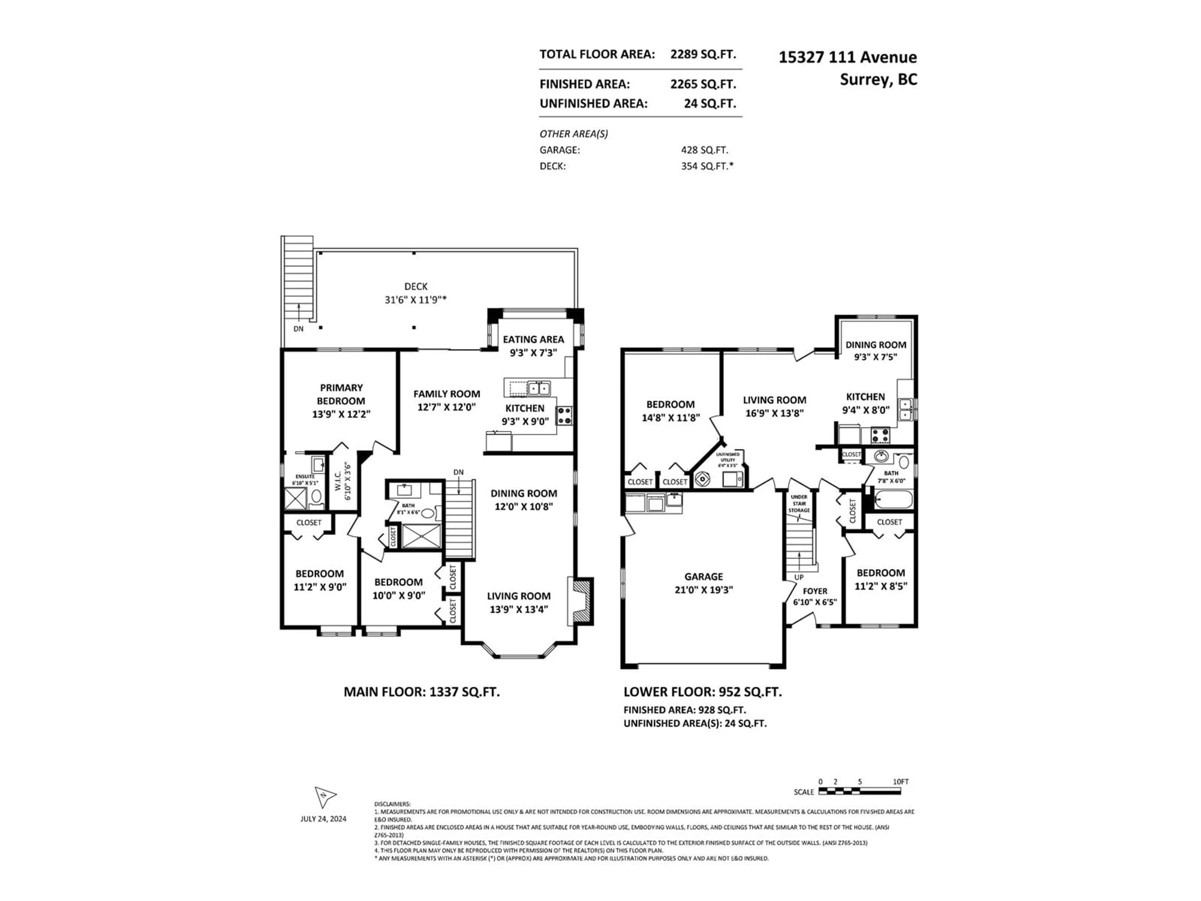 Floor plan for 15327 111 AVENUE, Surrey British Columbia V3R9H7
