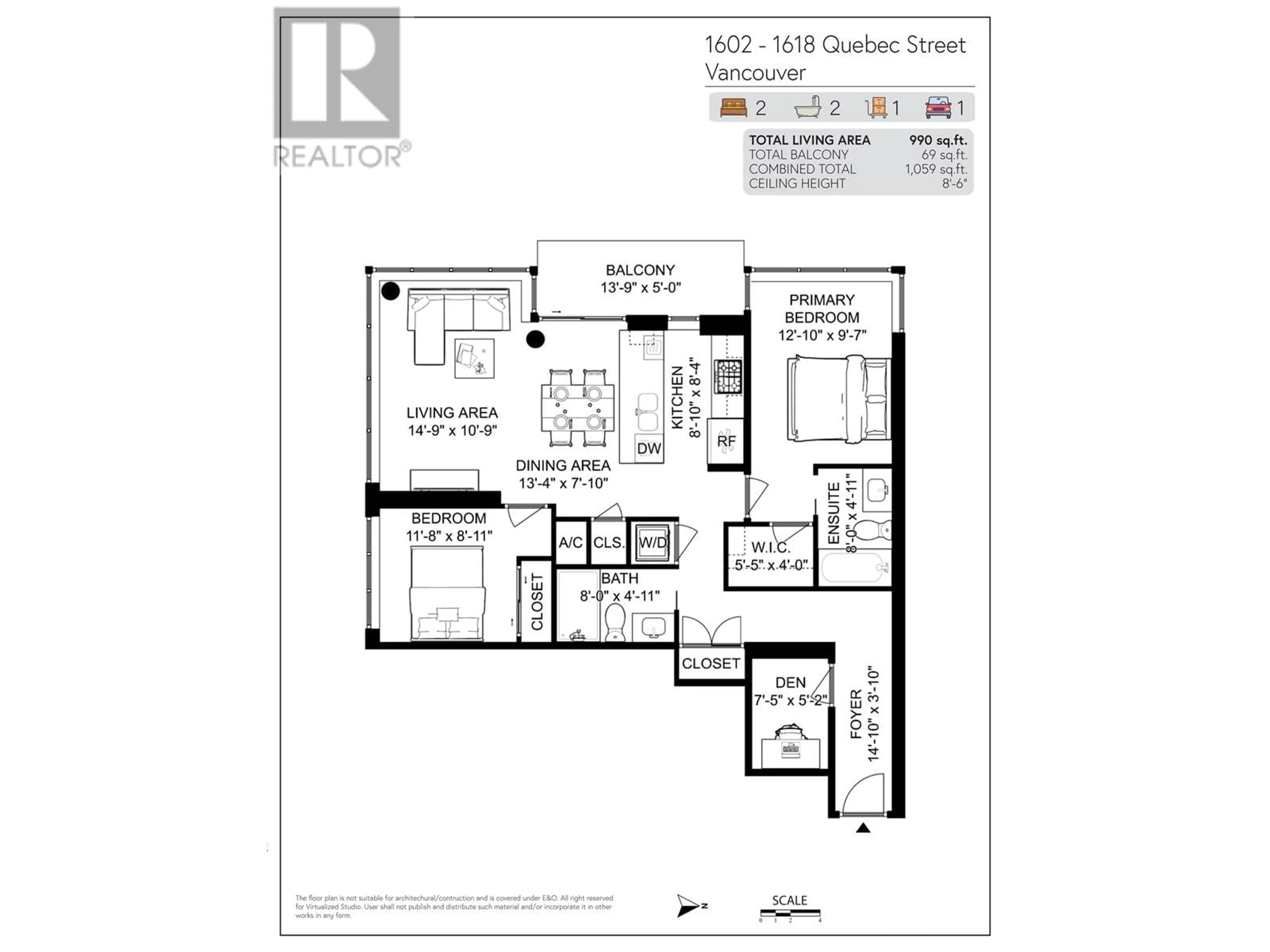 Floor plan for 1602 1618 QUEBEC STREET, Vancouver British Columbia V6A0C5