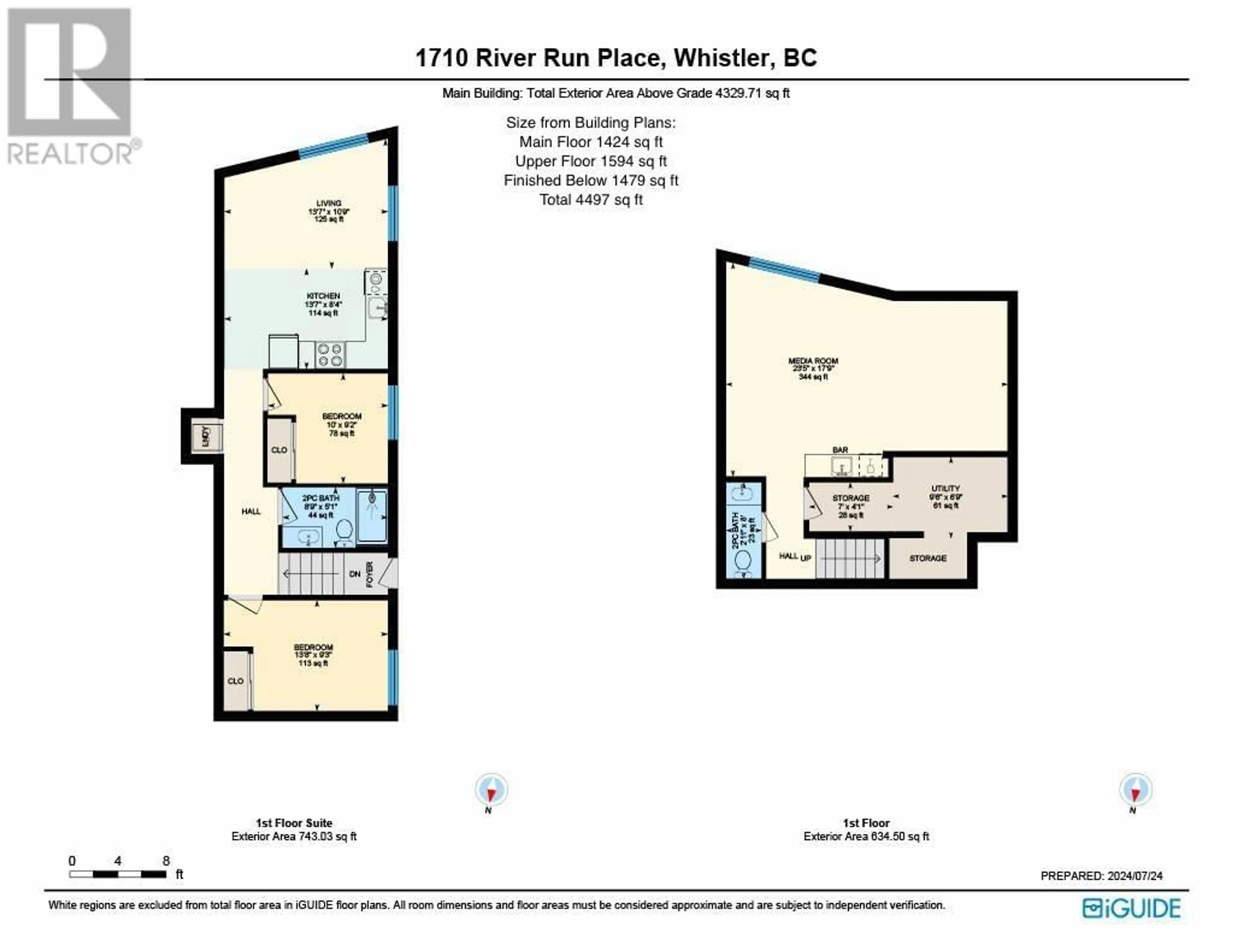 Floor plan for 1710 RIVER RUN PLACE, Whistler British Columbia V8E1P4