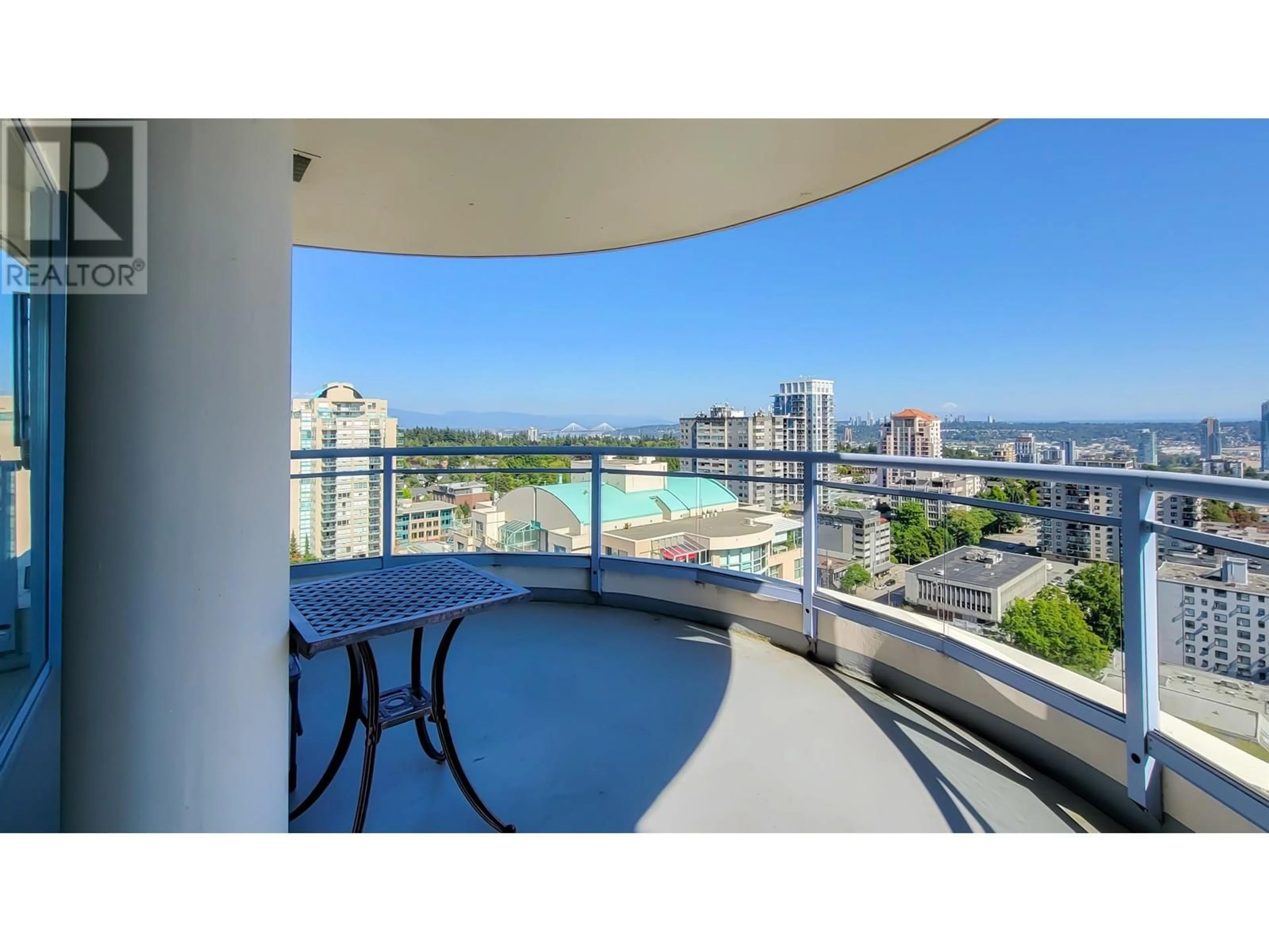 Balcony in the apartment for 2203 739 PRINCESS STREET, New Westminster British Columbia V3M6V6