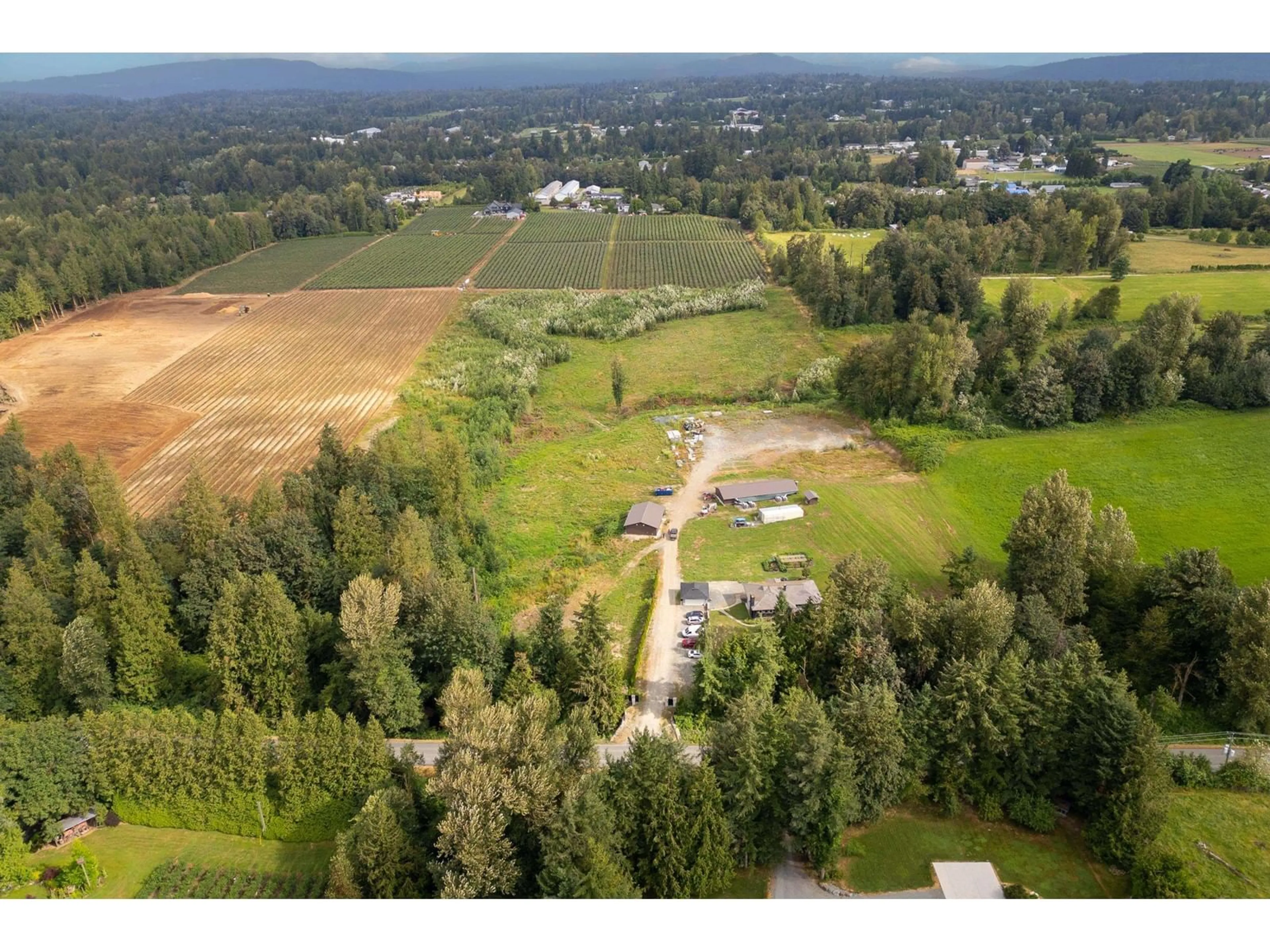 Frontside or backside of a home, the fenced backyard for 28585 TOWNSHIPLINE ROAD, Abbotsford British Columbia V4X1P6