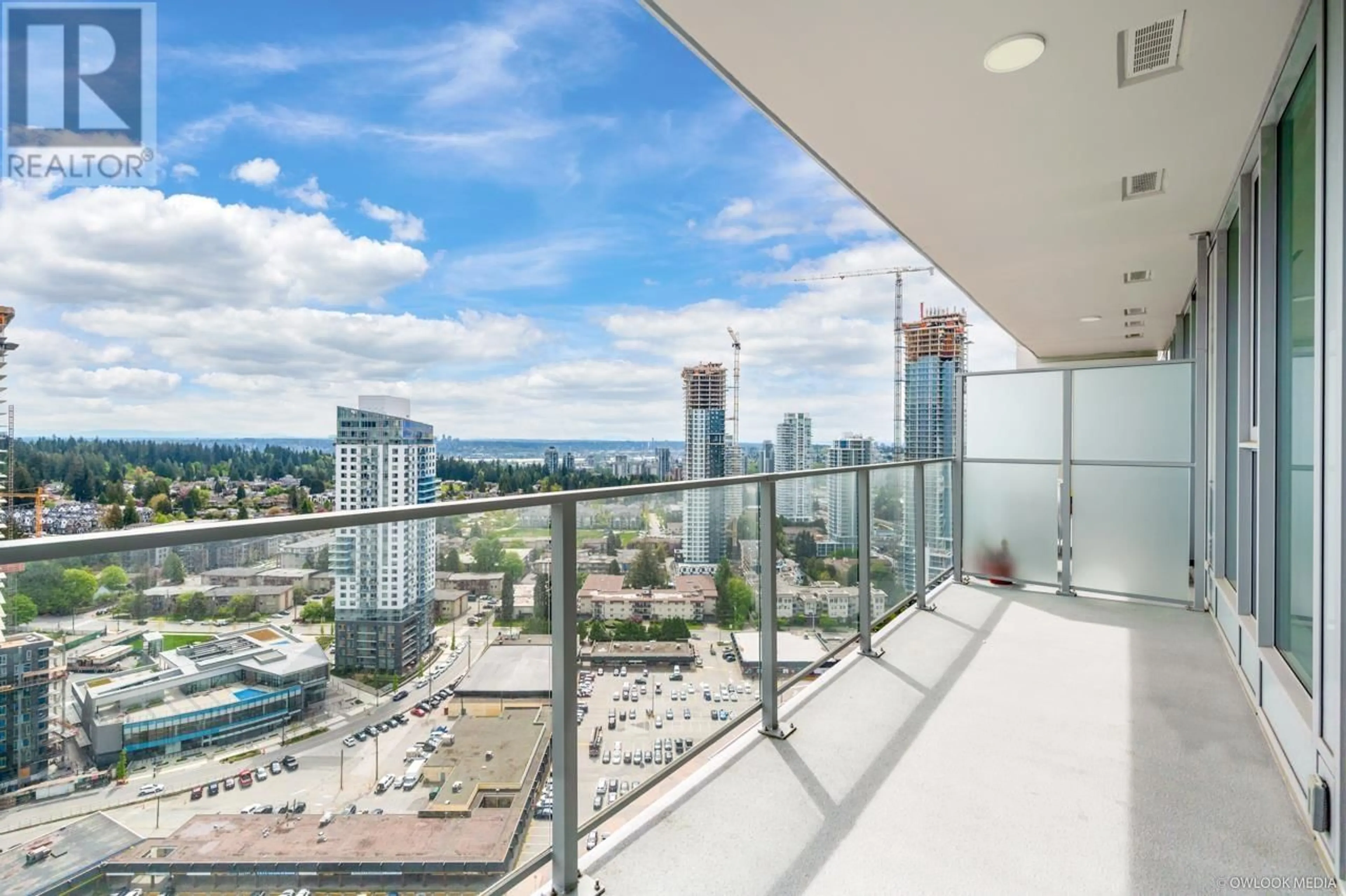 Balcony in the apartment for 2607 567 CLARKE ROAD, Coquitlam British Columbia V3J0K7