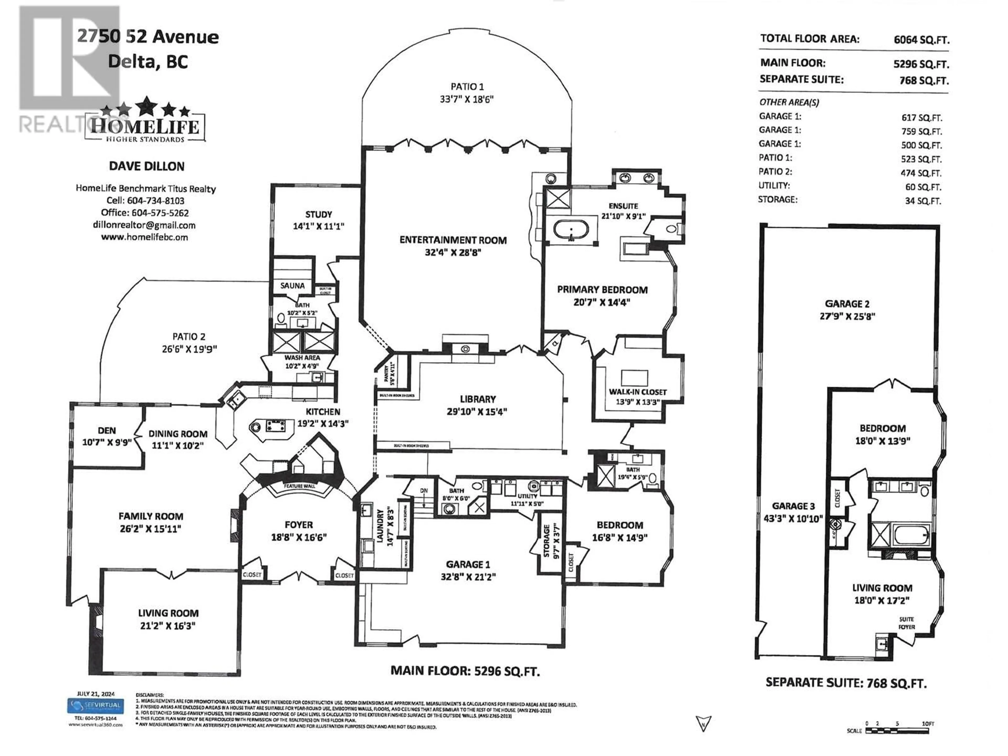 Floor plan for 2750 52ND STREET, Delta British Columbia V4M4G8