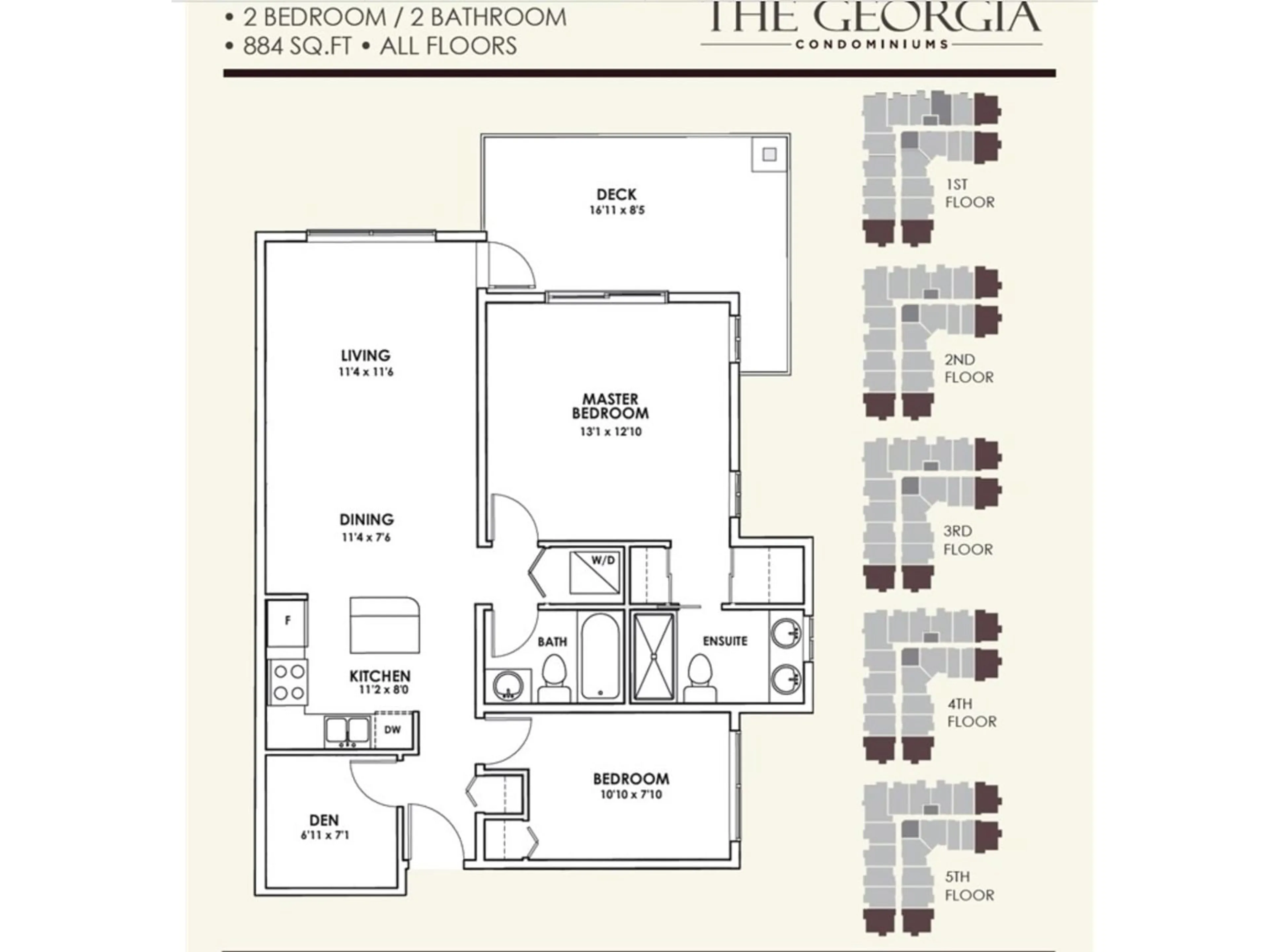 Floor plan for 512 20696 EASTLEIGH CRESCENT, Langley British Columbia V3W4C4