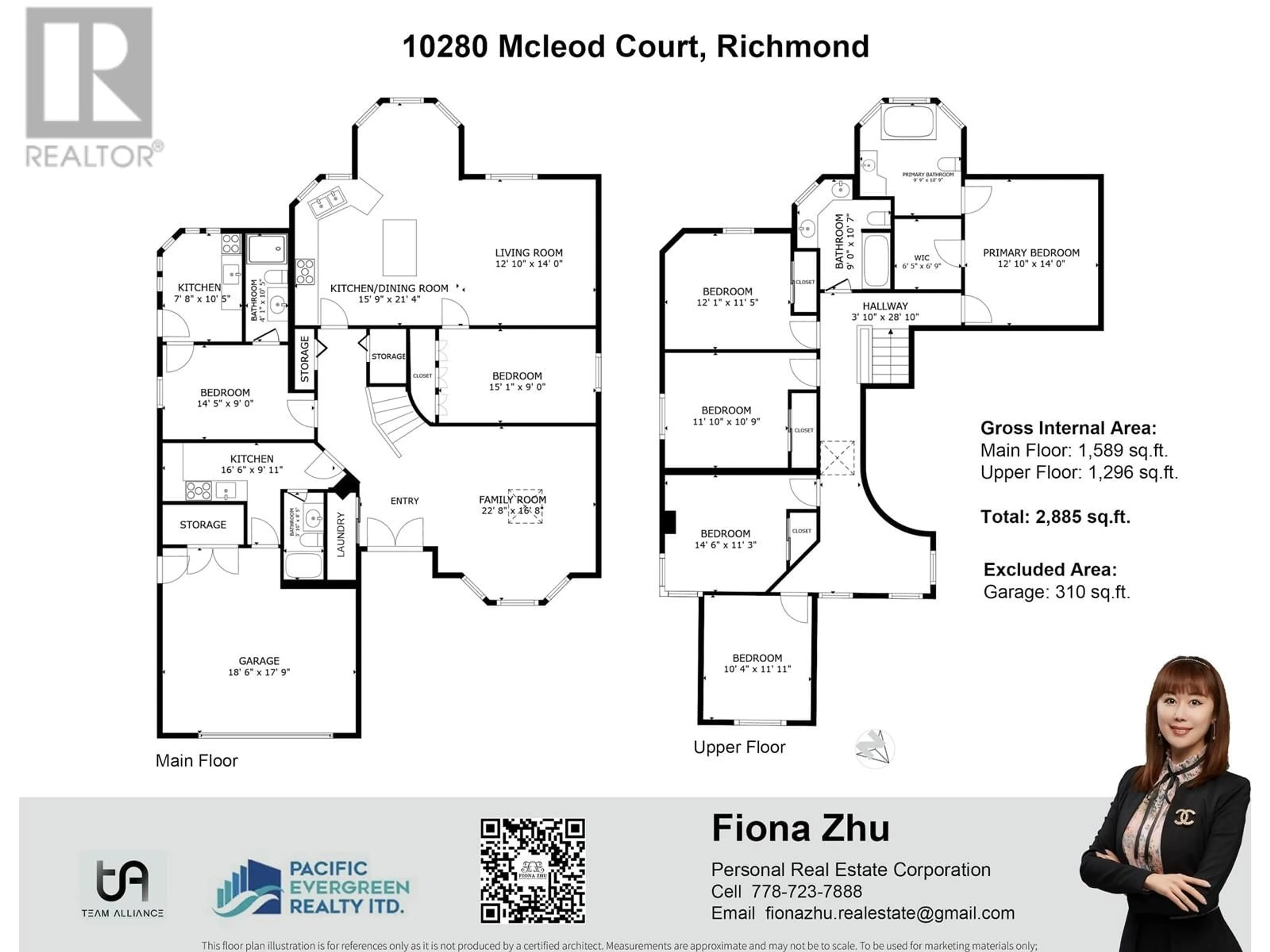 Floor plan for 10280 MCLEOD COURT, Richmond British Columbia V6X3L1