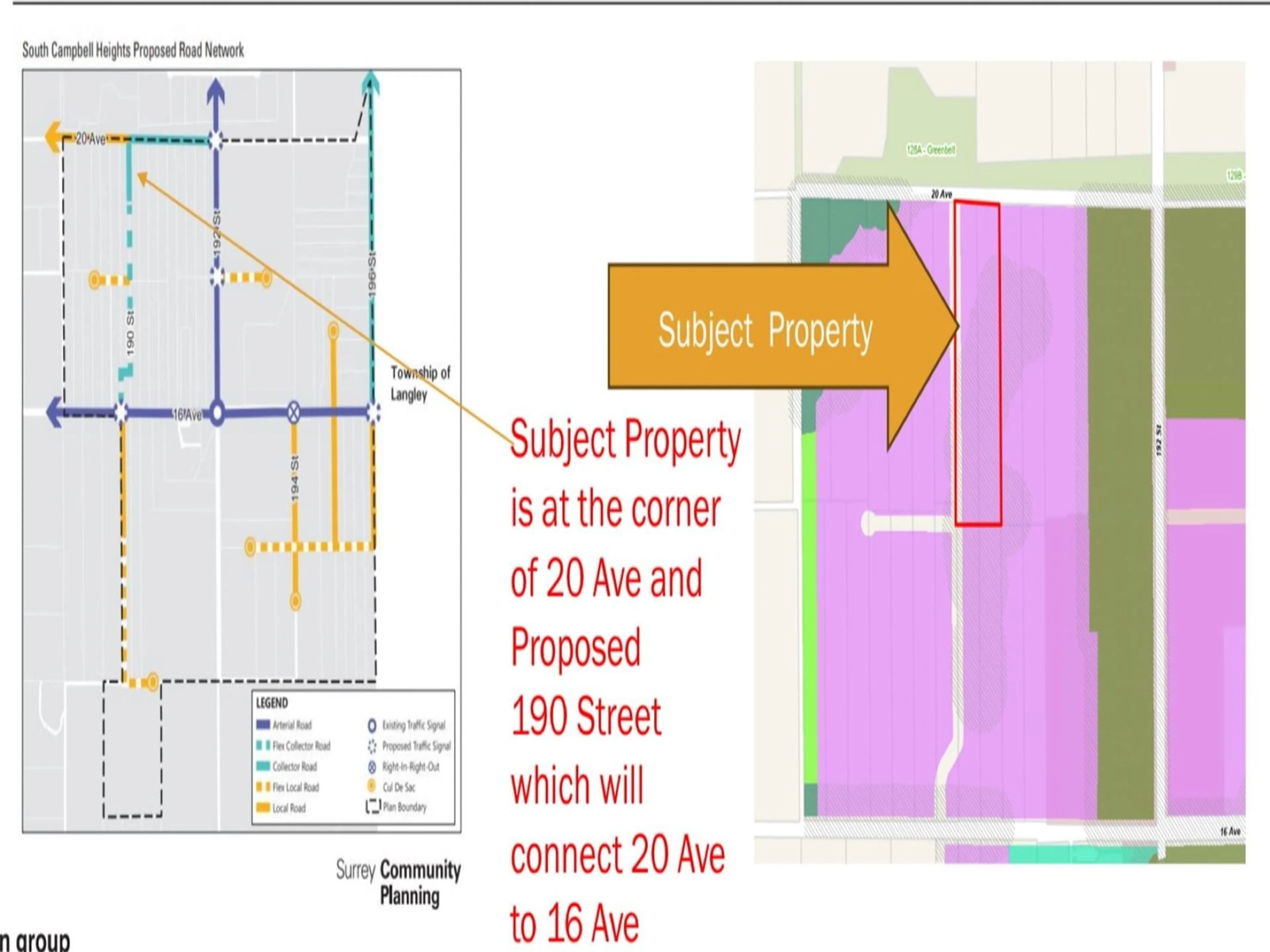 Picture of a map for 18998 20 AVENUE, Surrey British Columbia V3Z9V2