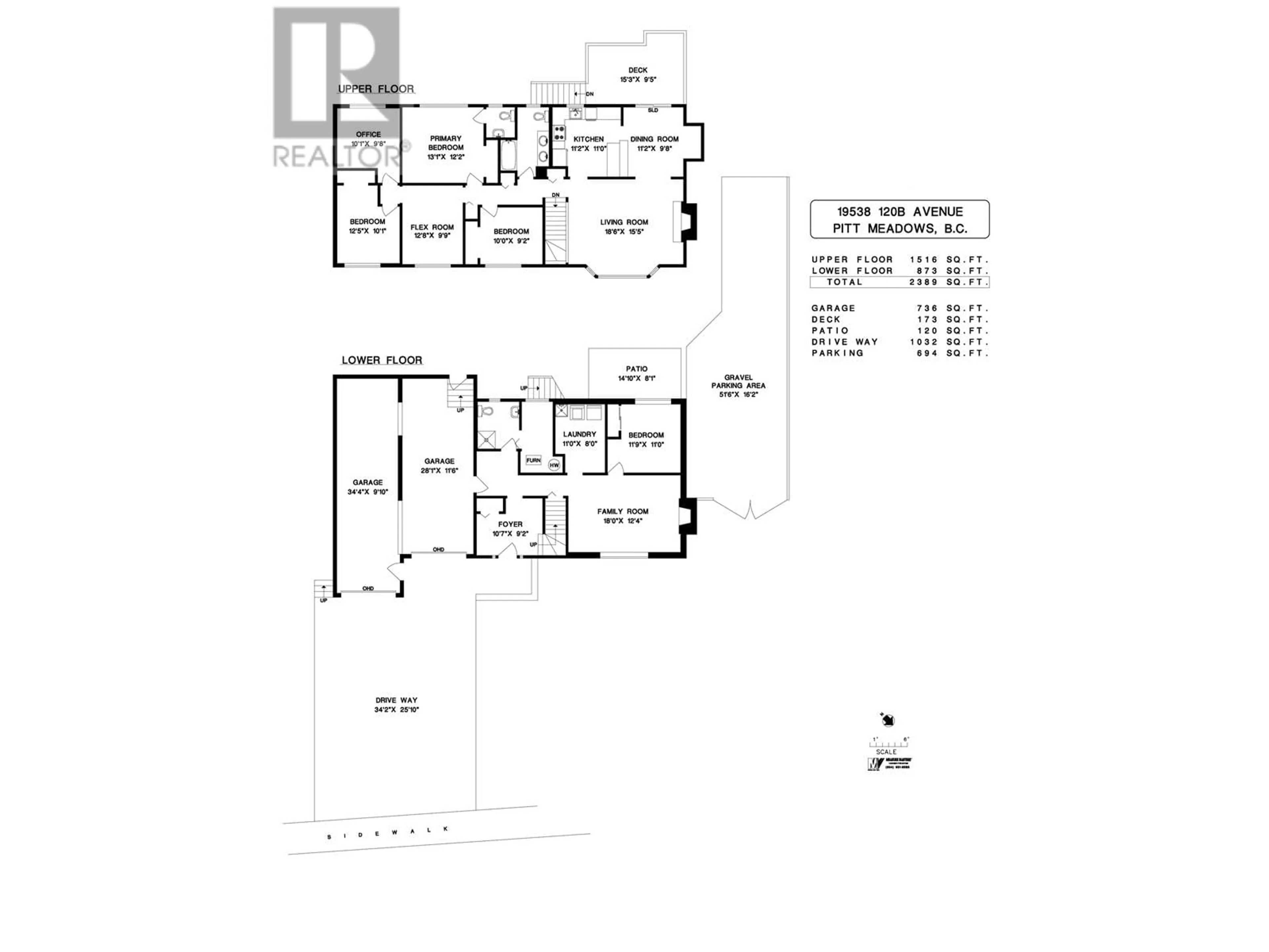 Floor plan for 19538 120B AVENUE, Pitt Meadows British Columbia V3Y1K7