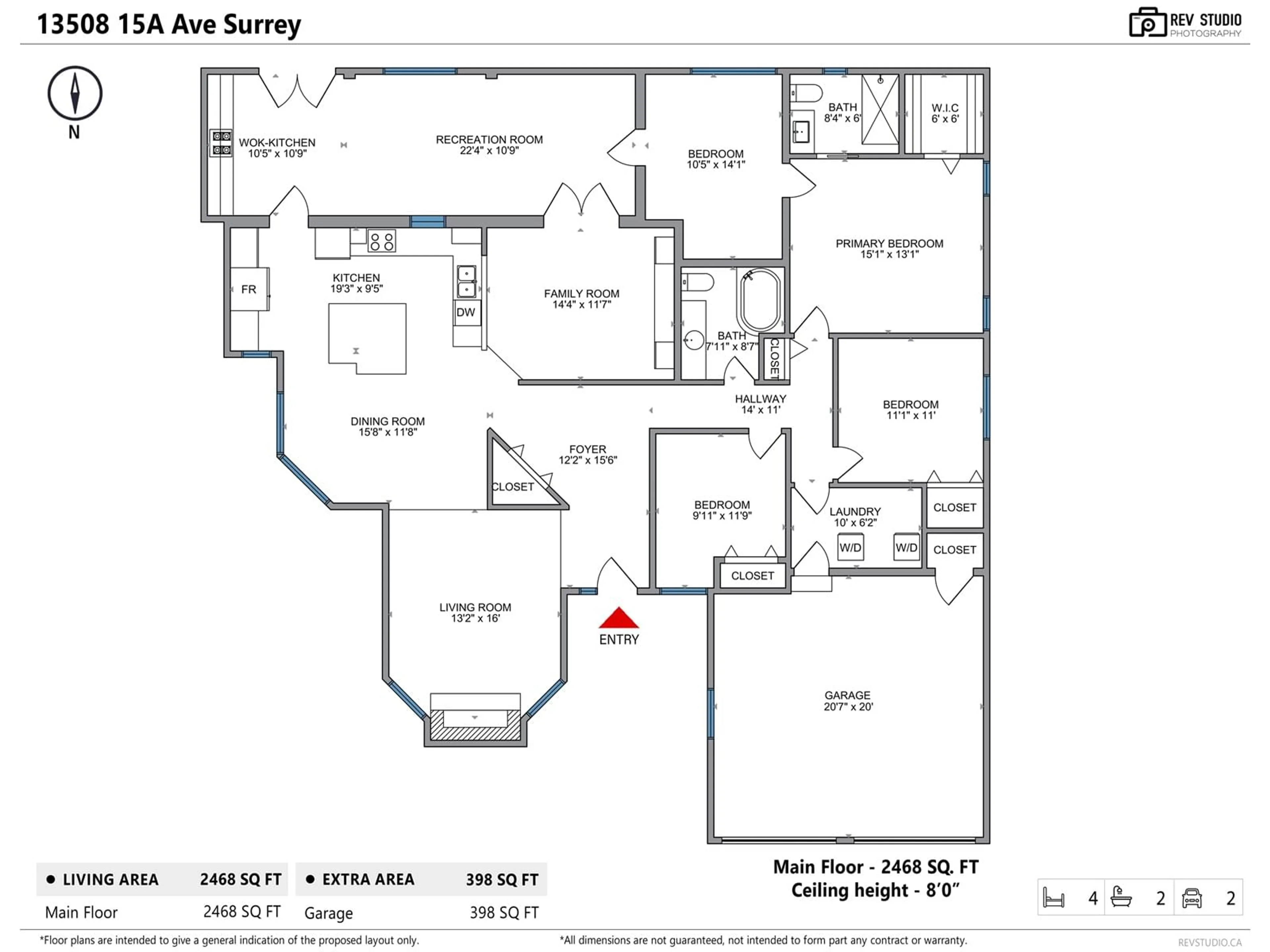 Floor plan for 13508 15A AVENUE, Surrey British Columbia V4A5P1