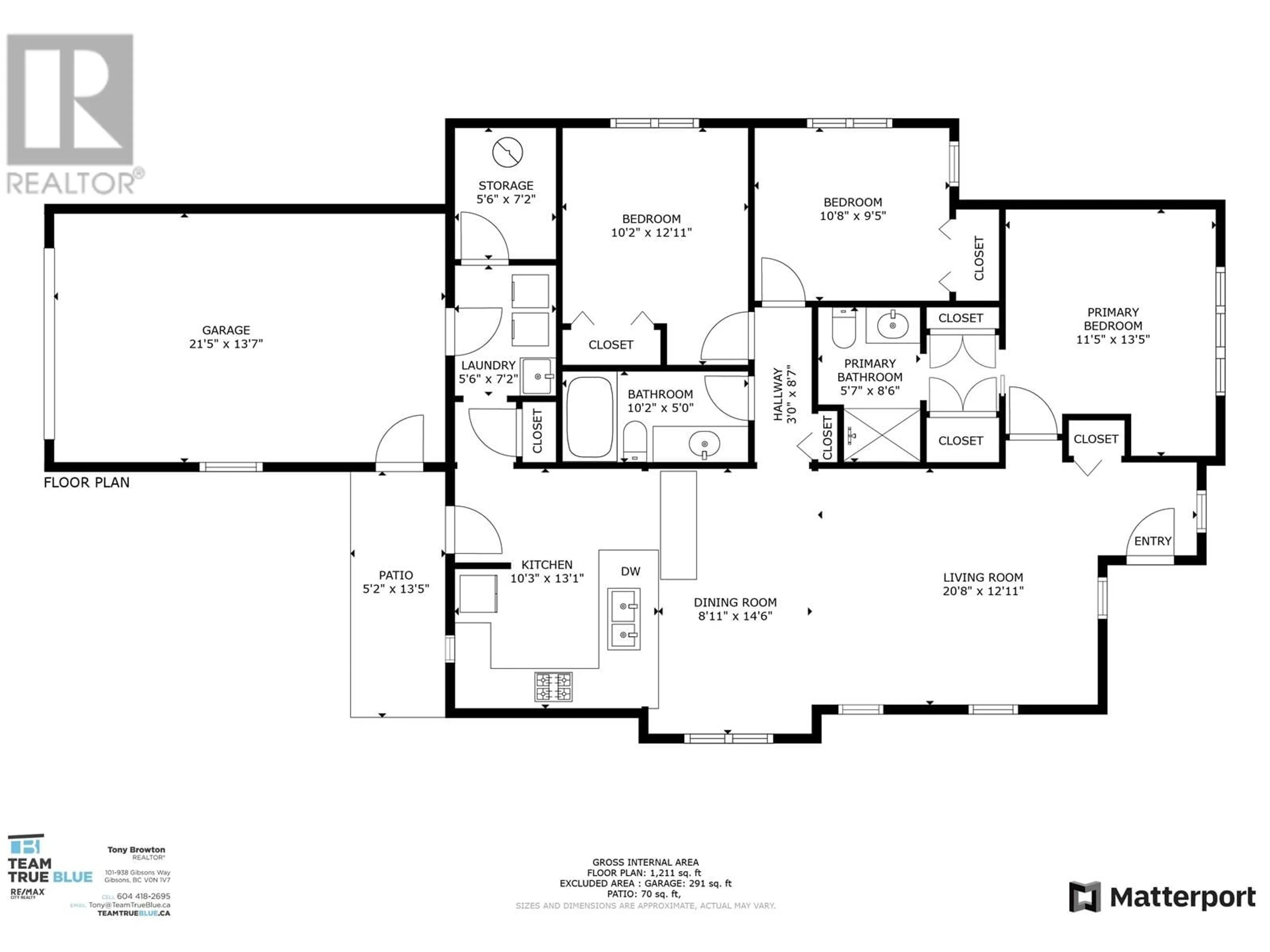 Floor plan for 1044 WOODSWORTH ROAD, Gibsons British Columbia V0N1V7