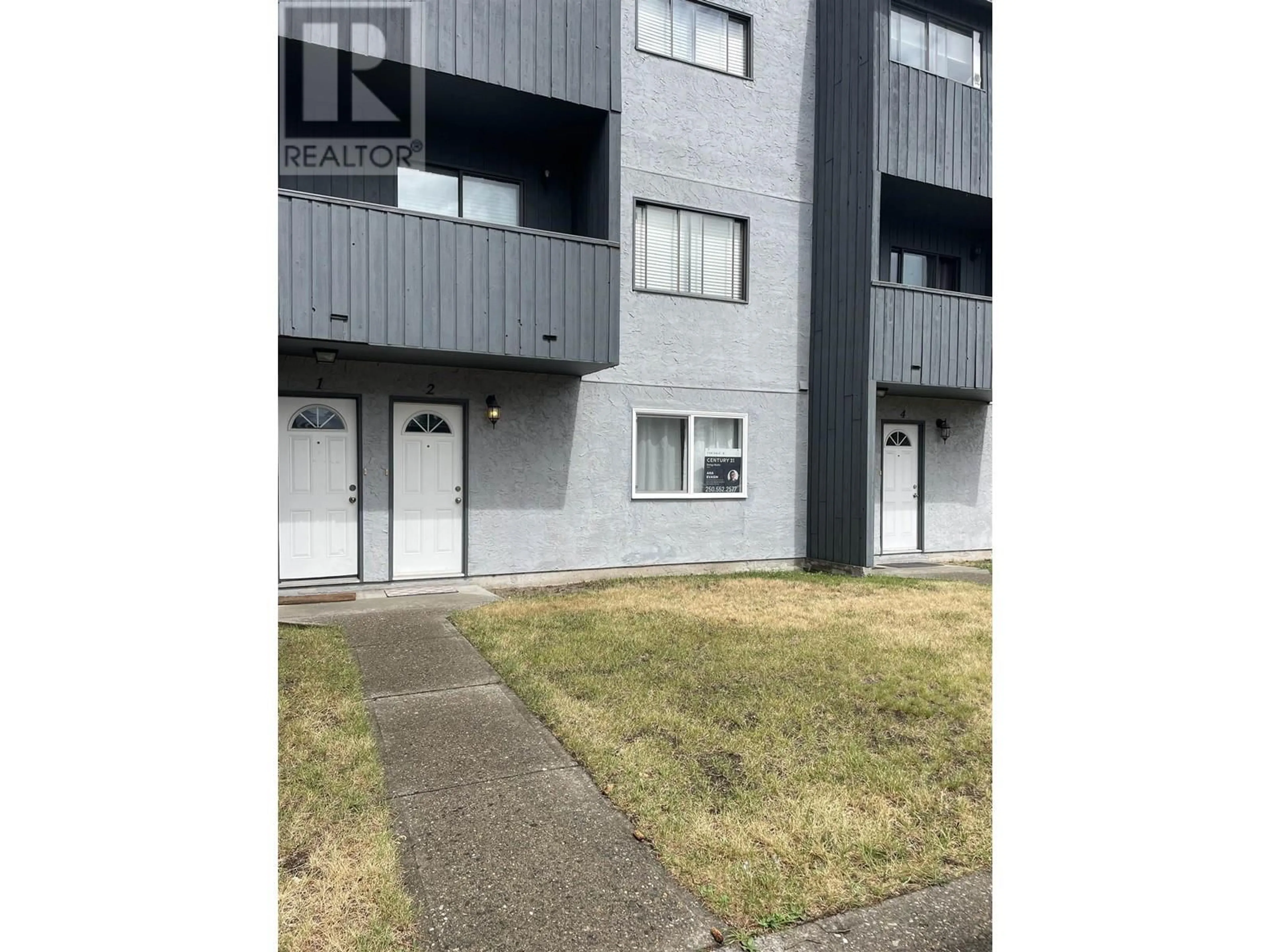 A pic from exterior of the house or condo, the street view for 2 1012 E CENTRAL STREET, Prince George British Columbia V2M3B9