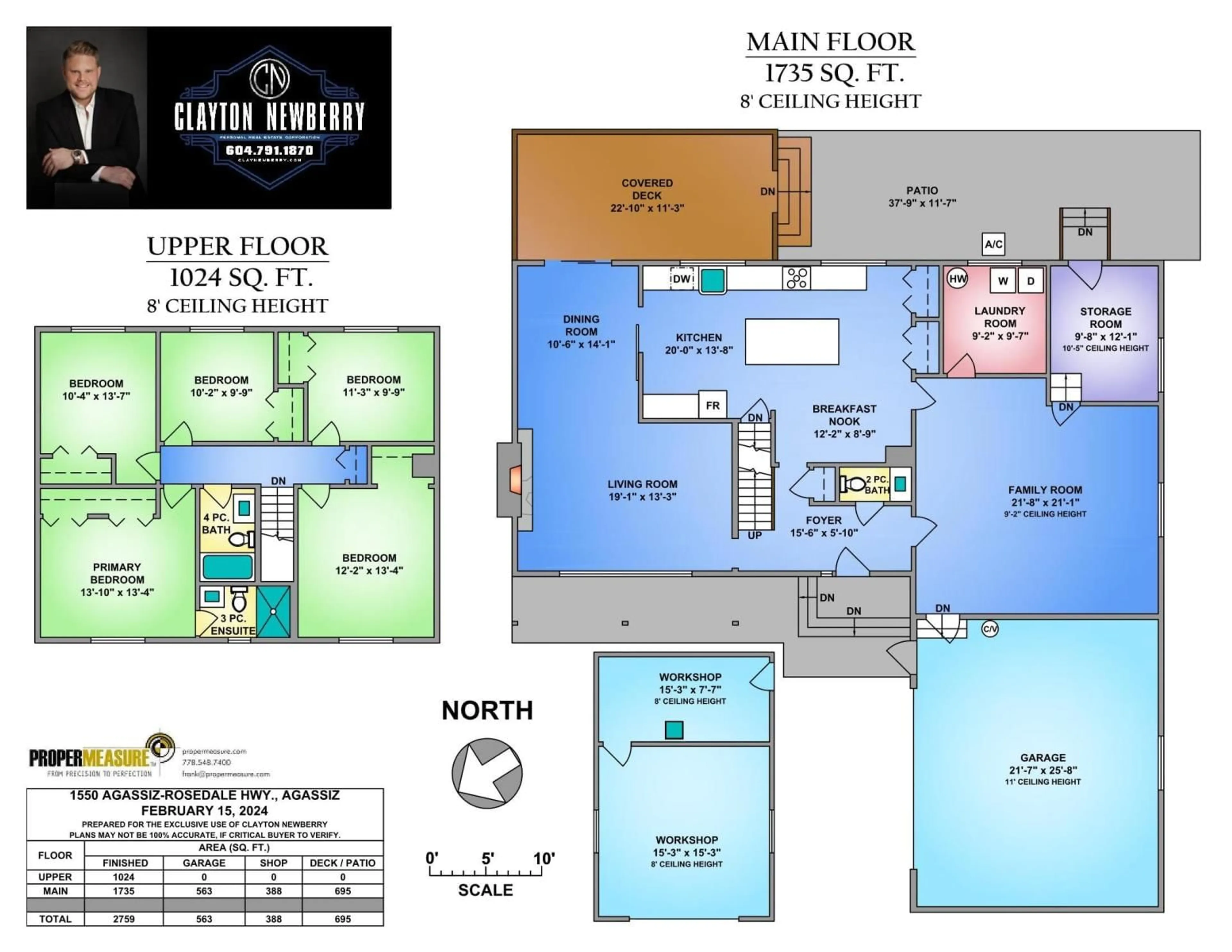 Floor plan for 1550 AGASSIZ-ROSEDALE NO 9 HIGHWAY, Agassiz British Columbia V0M1A2