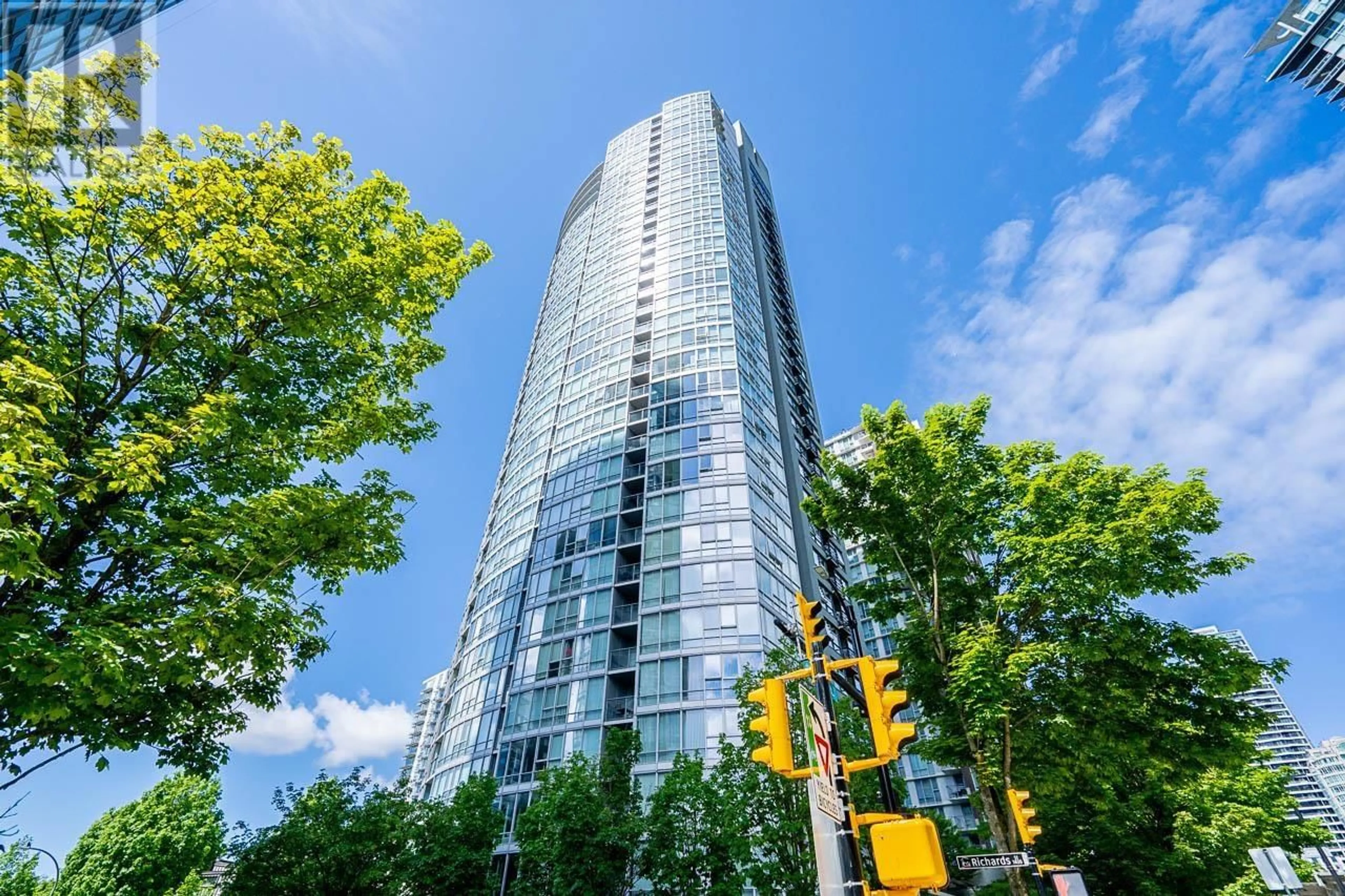 A pic from exterior of the house or condo, the front or back of building for 2508 1495 RICHARDS STREET, Vancouver British Columbia V6Z3E3