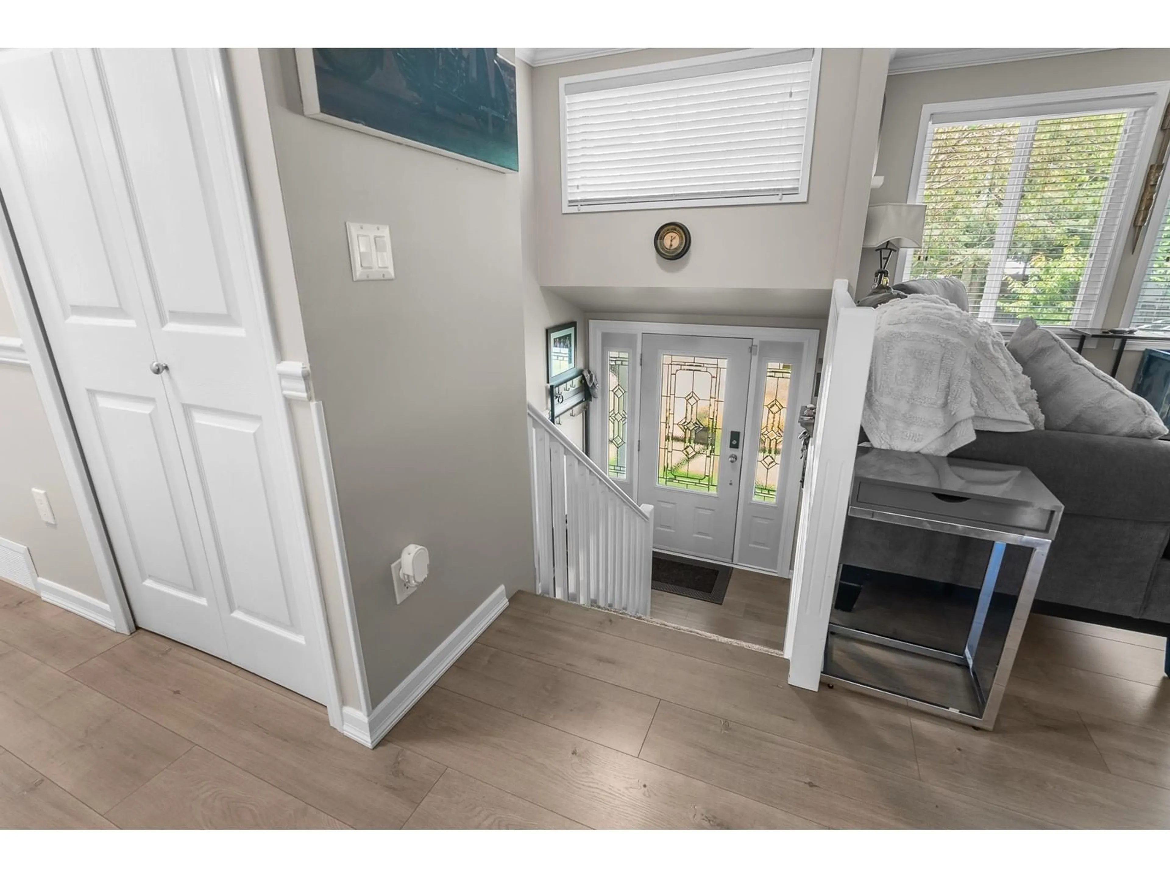 Indoor entryway, wood floors for 35020 MCEWEN AVENUE, Mission British Columbia V2V6R2