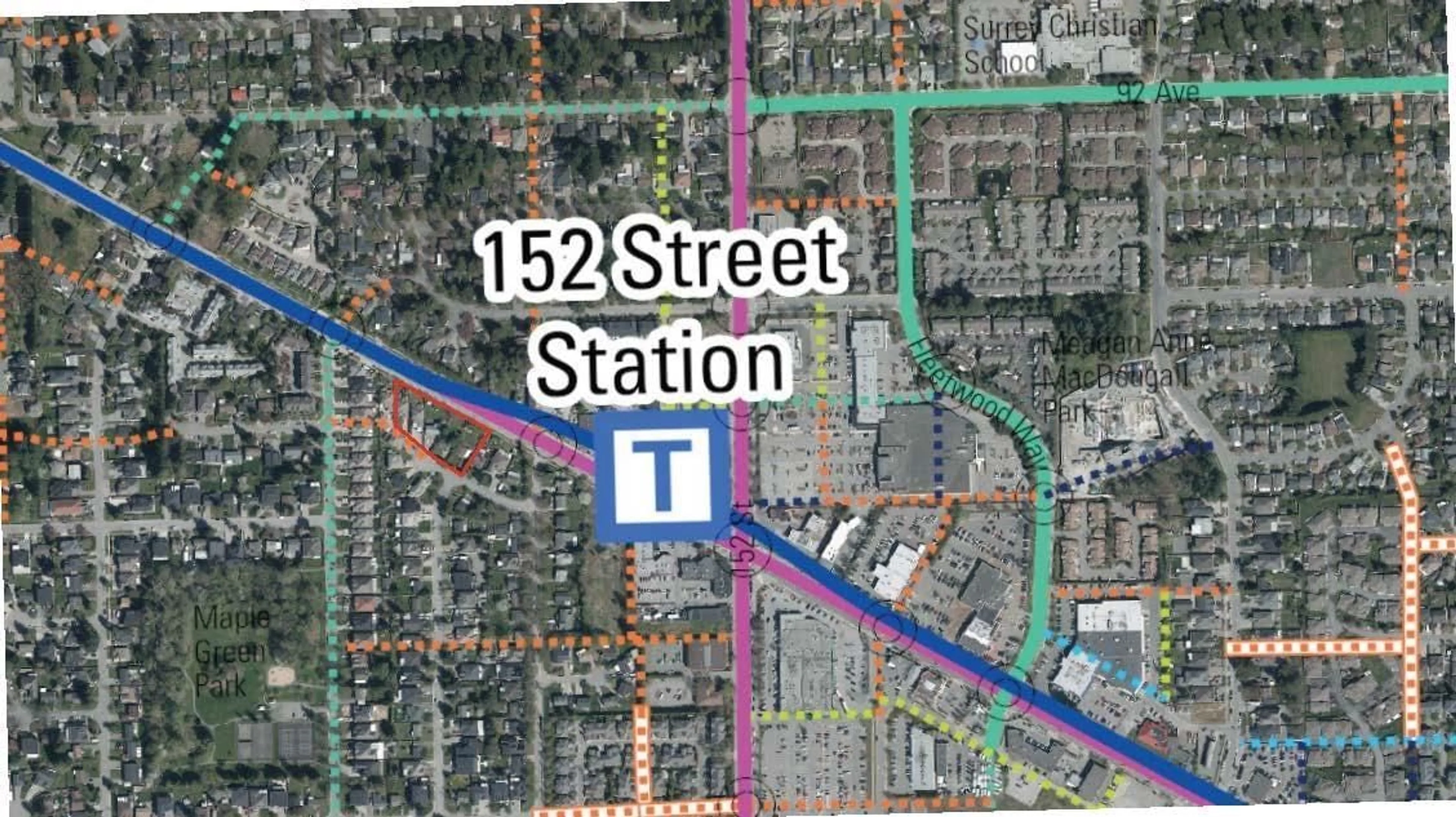 Picture of a map for 15028 FRASER, Surrey British Columbia V3R0X8