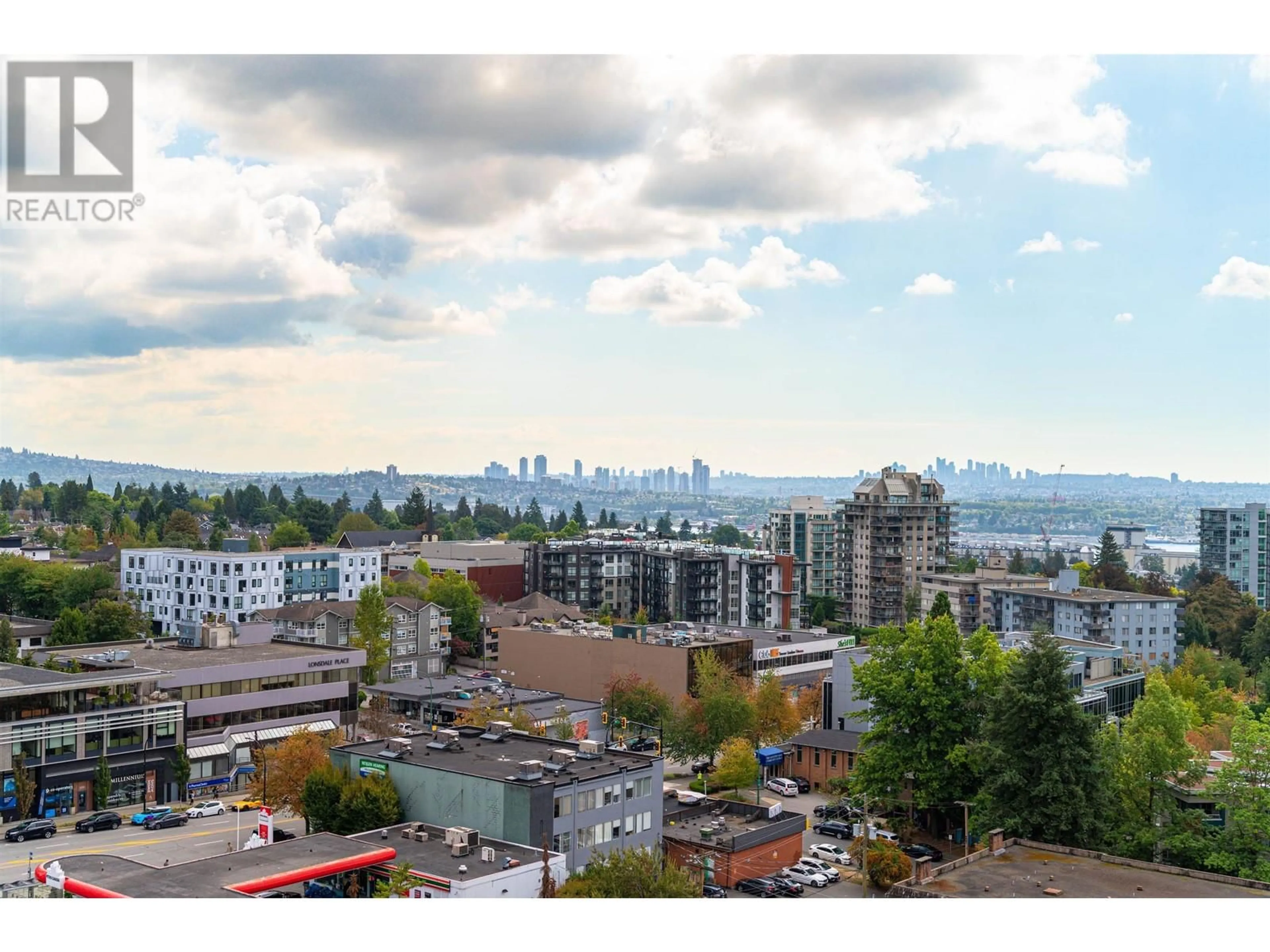 A pic from exterior of the house or condo, the view of city buildings for 1503 158 W 13TH STREET, North Vancouver British Columbia V7M0A7