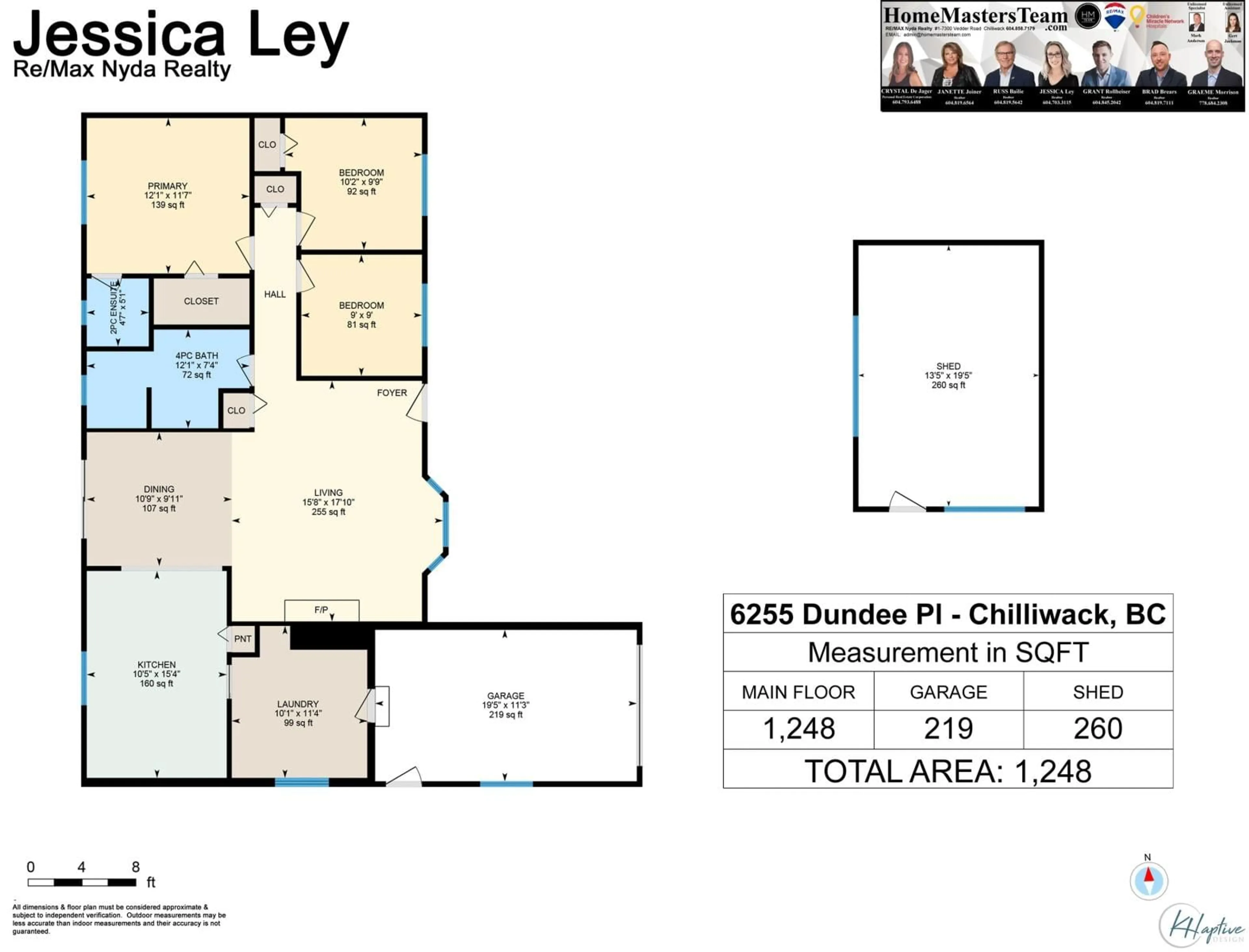 Floor plan for 6255 DUNDEE PLACE, Chilliwack British Columbia V2R2H1