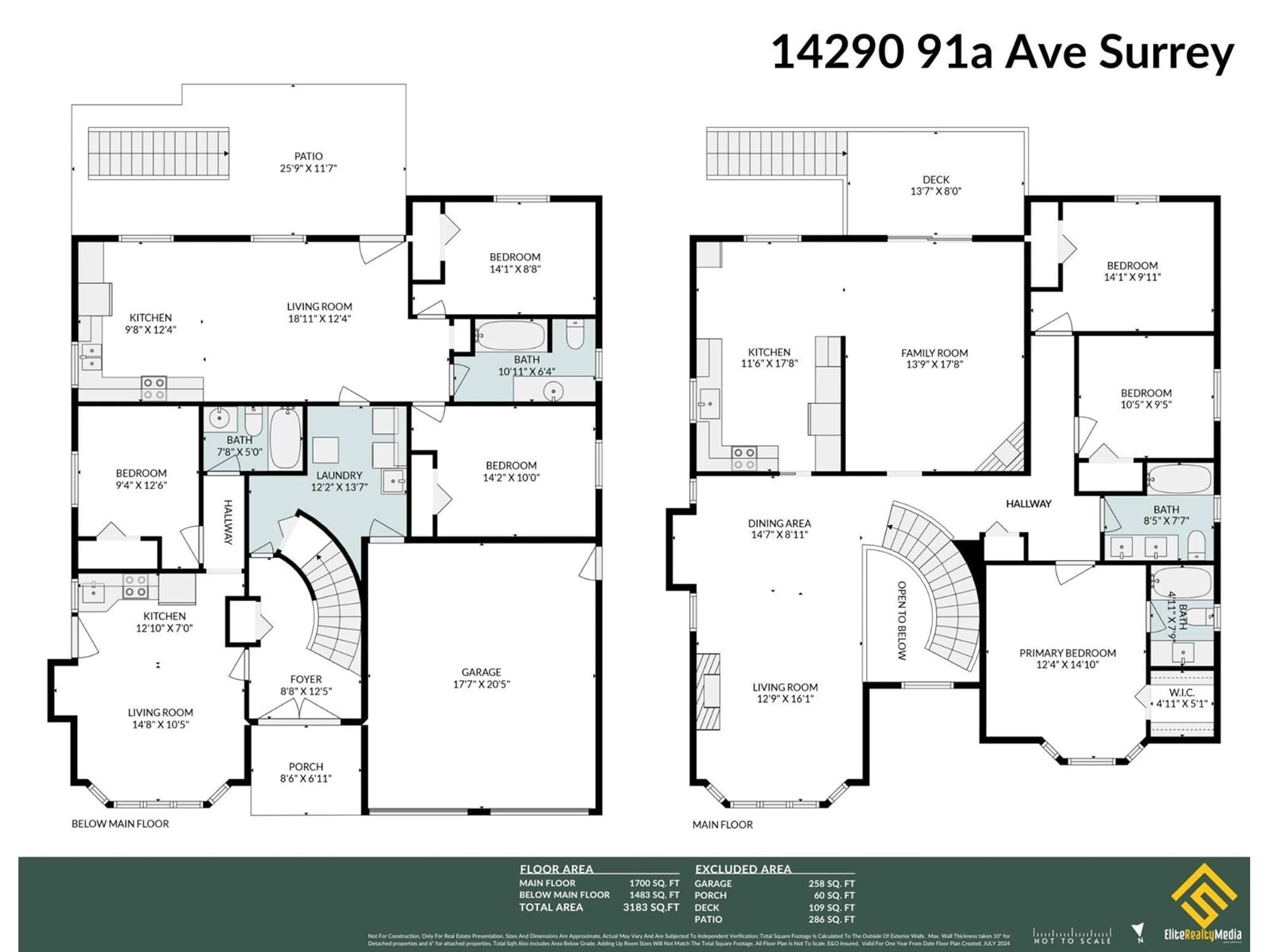 Floor plan for 14290 91A AVENUE, Surrey British Columbia V3V7Y1