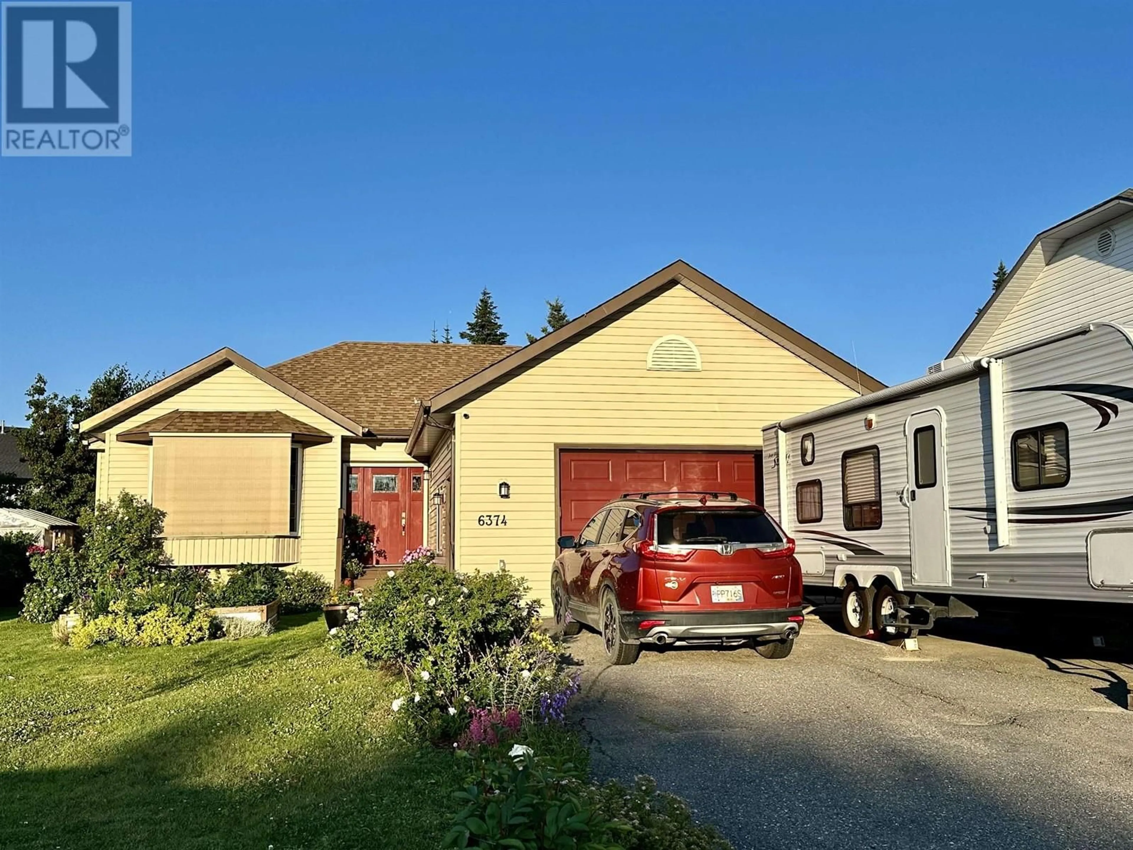 Frontside or backside of a home, the street view for 6374 DAWSON ROAD, Prince George British Columbia V2K4X8