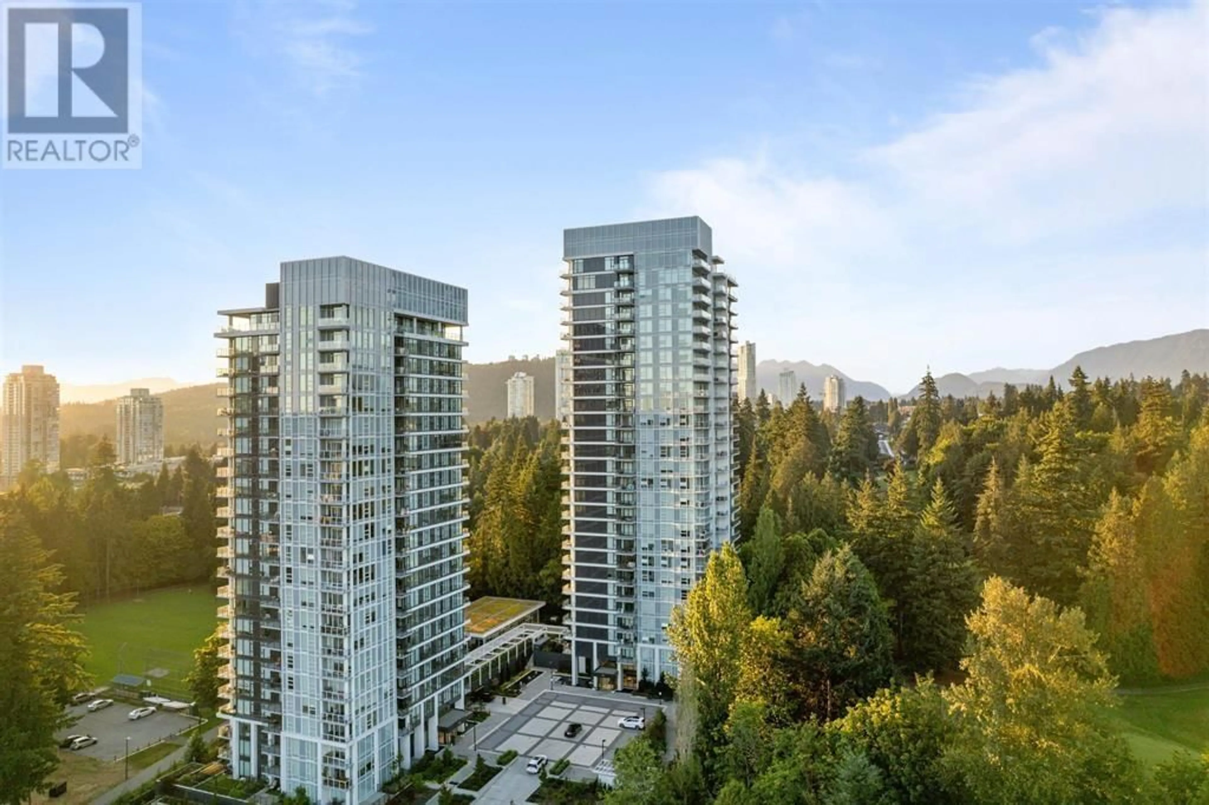 A pic from exterior of the house or condo, the view of city buildings for 2004 595 AUSTIN AVENUE, Coquitlam British Columbia V3K0G7