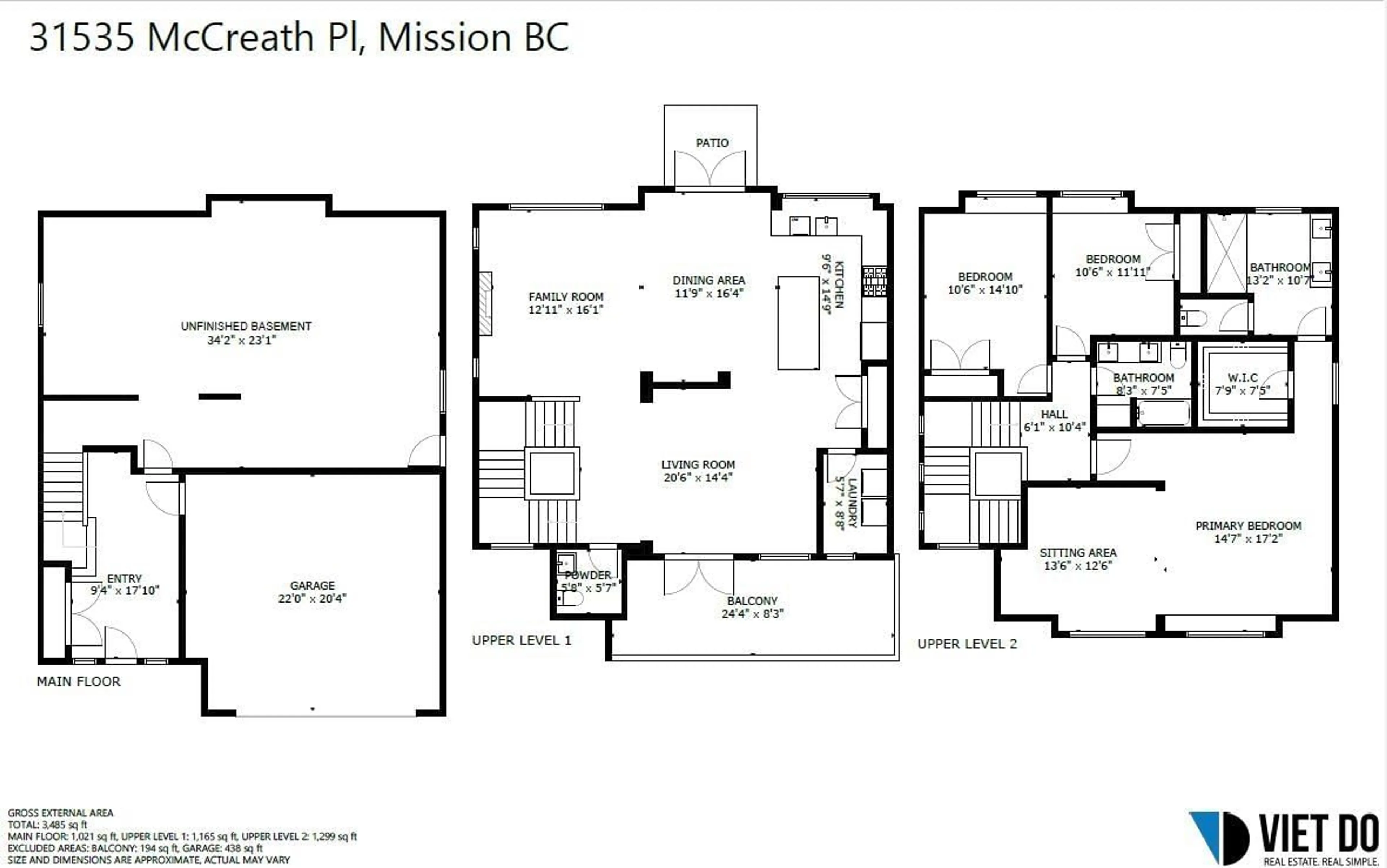 Floor plan for 31535 MCCREATH PLACE, Mission British Columbia V4S0E9