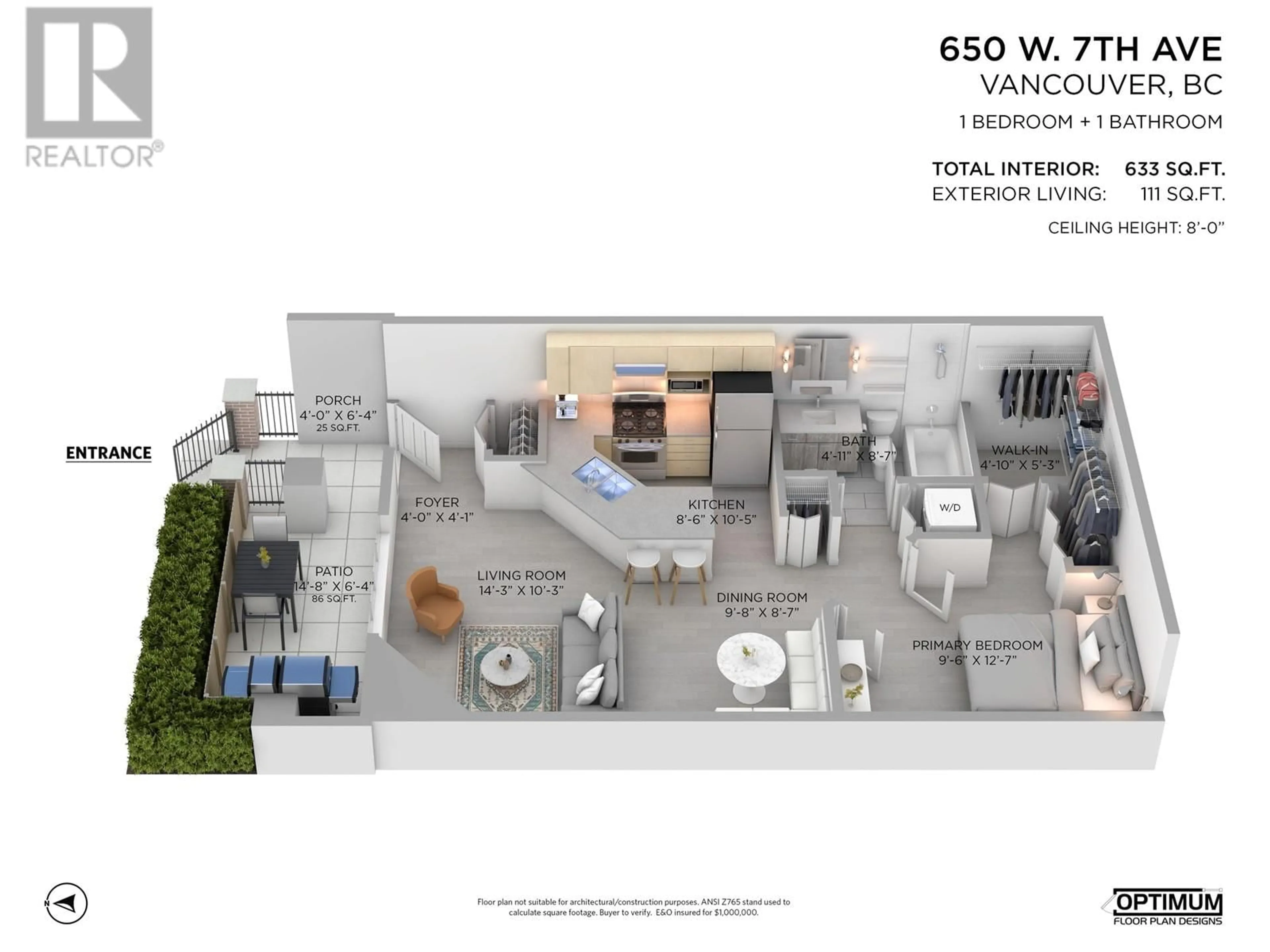 Floor plan for 650 W 7TH AVENUE, Vancouver British Columbia V5Z1B5