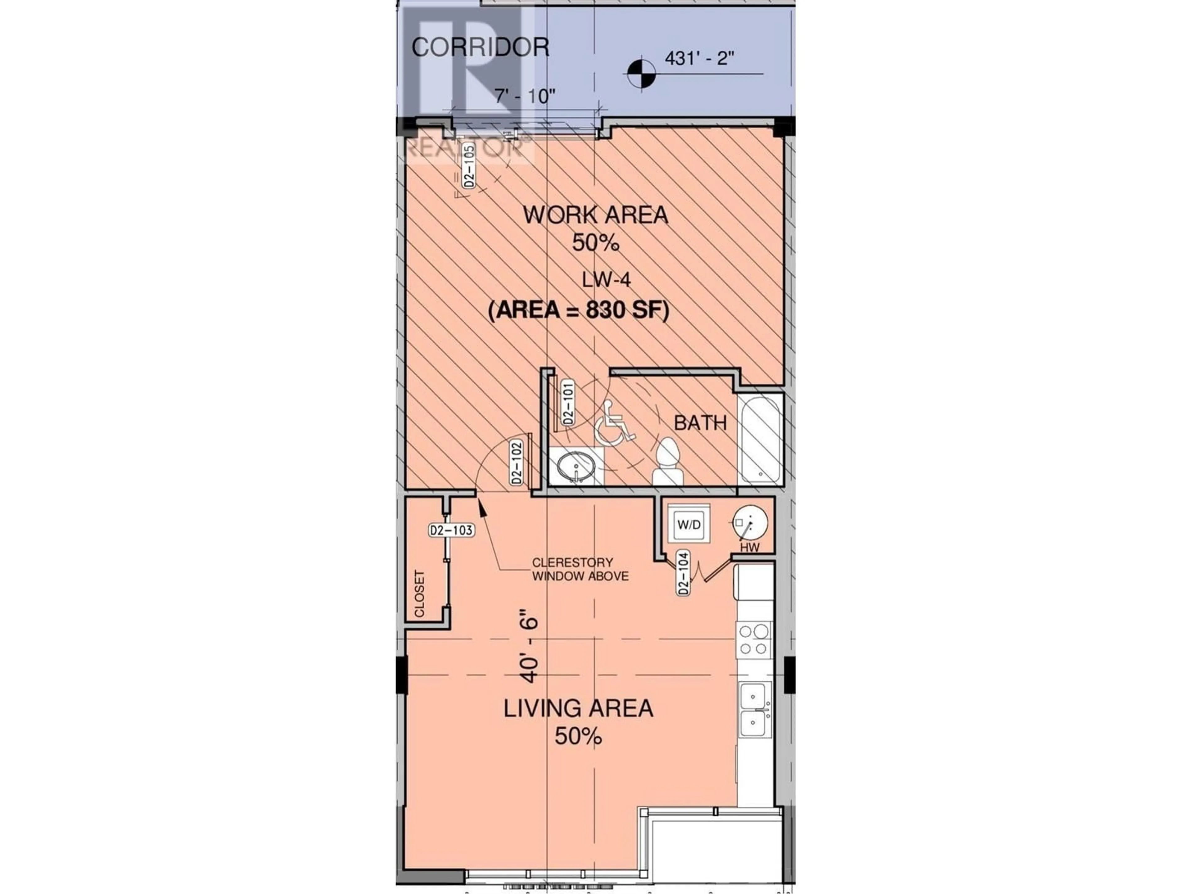 Floor plan for 204 - 5535 HASTING STREET STREET, Burnaby British Columbia V5B1R2