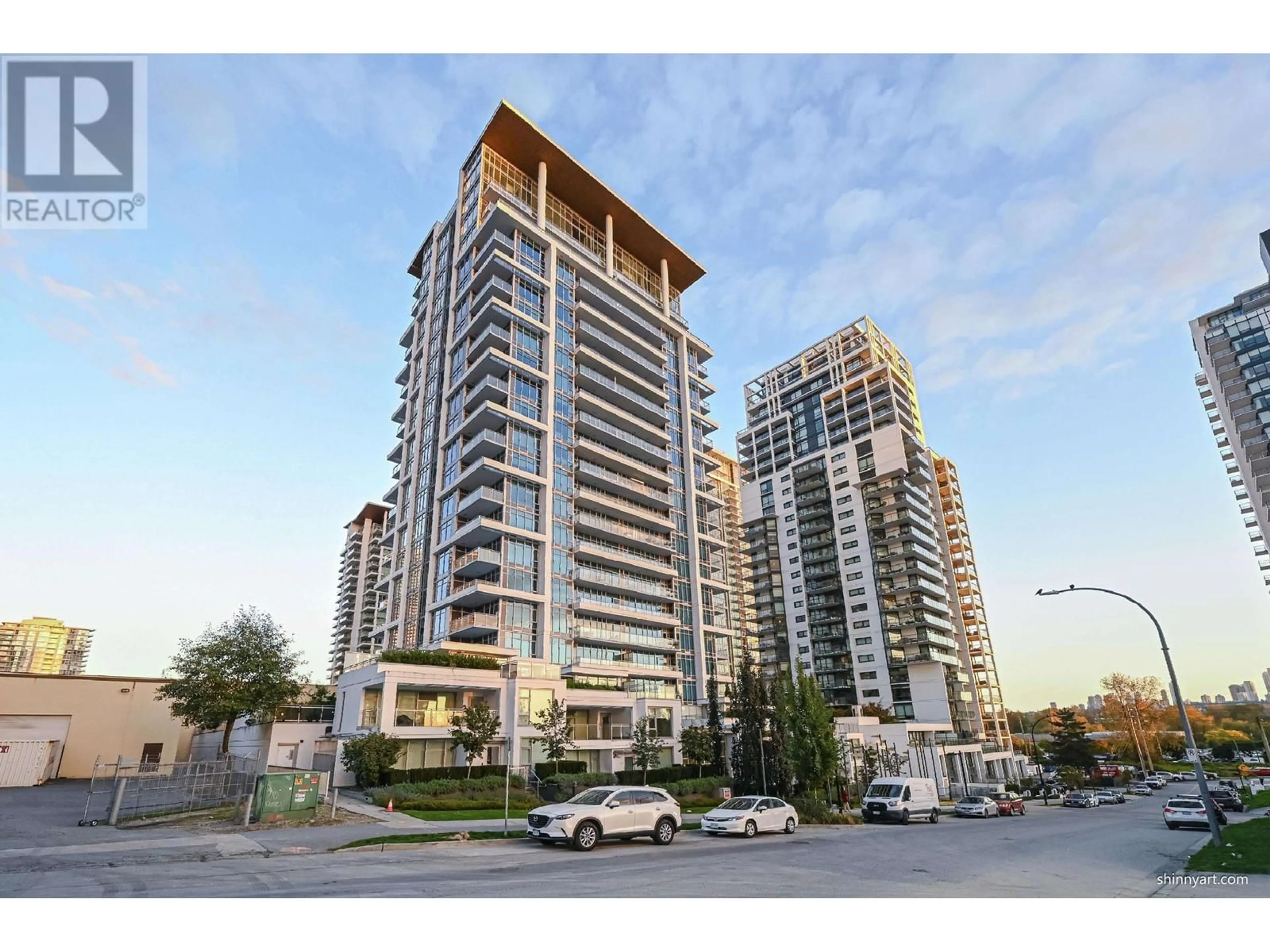 A pic from exterior of the house or condo, the street view for 605 2288 ALPHA AVENUE, Burnaby British Columbia V5C0L9