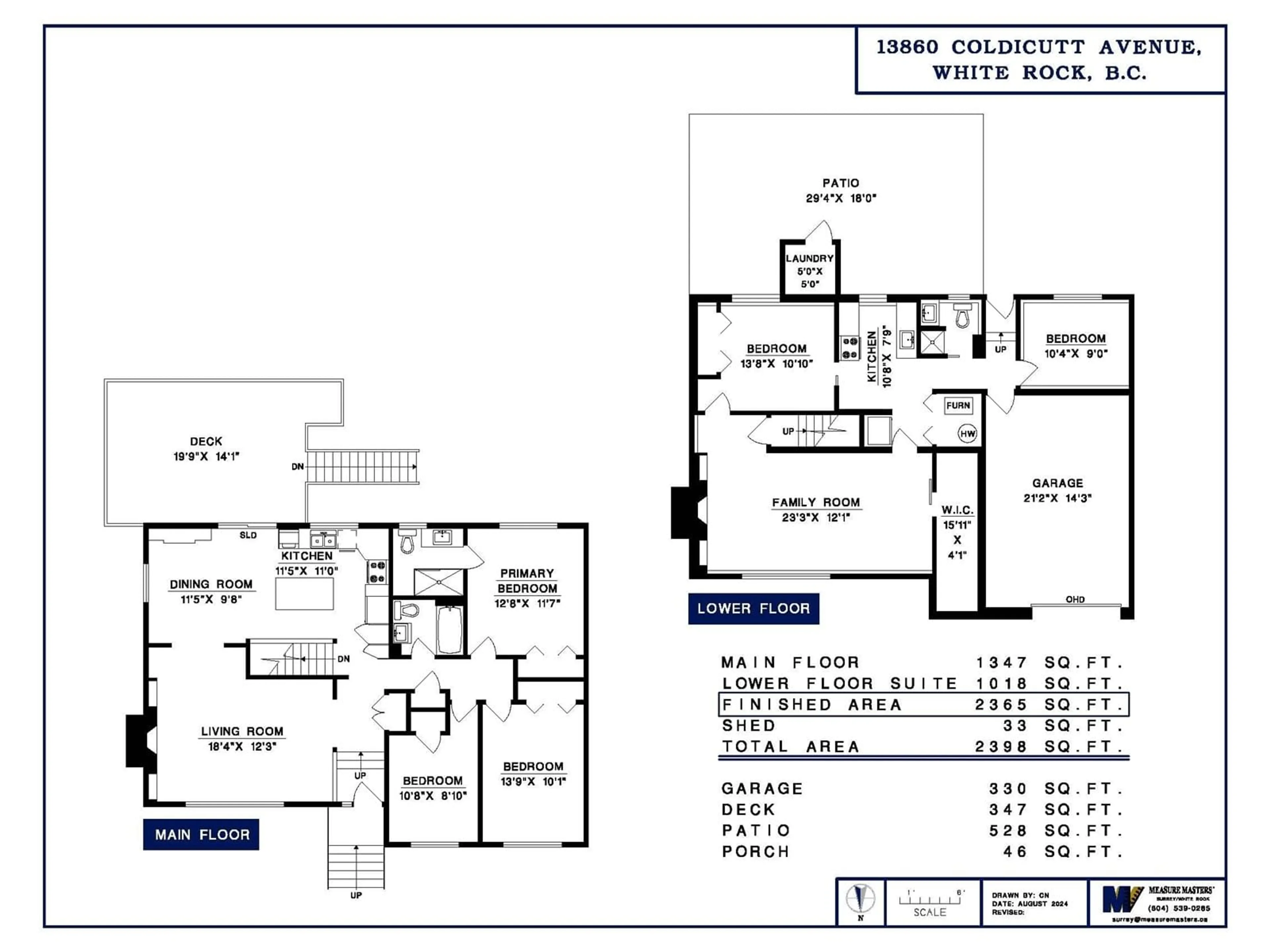 Floor plan for 13860 COLDICUTT AVENUE, White Rock British Columbia V4B3A9