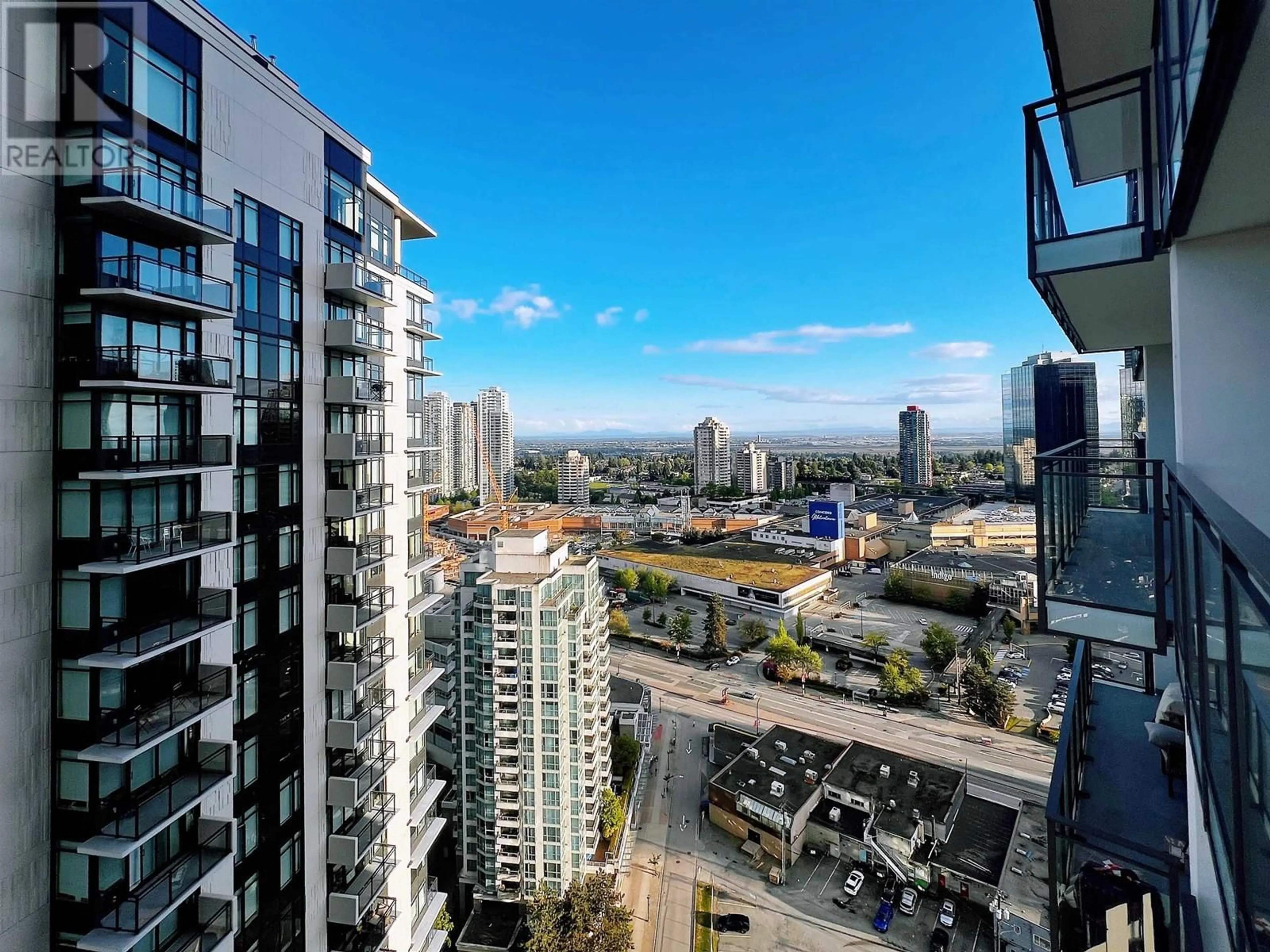 A pic from exterior of the house or condo, the view of city buildings for 2510 4711 HAZEL STREET, Burnaby British Columbia V5H0J9