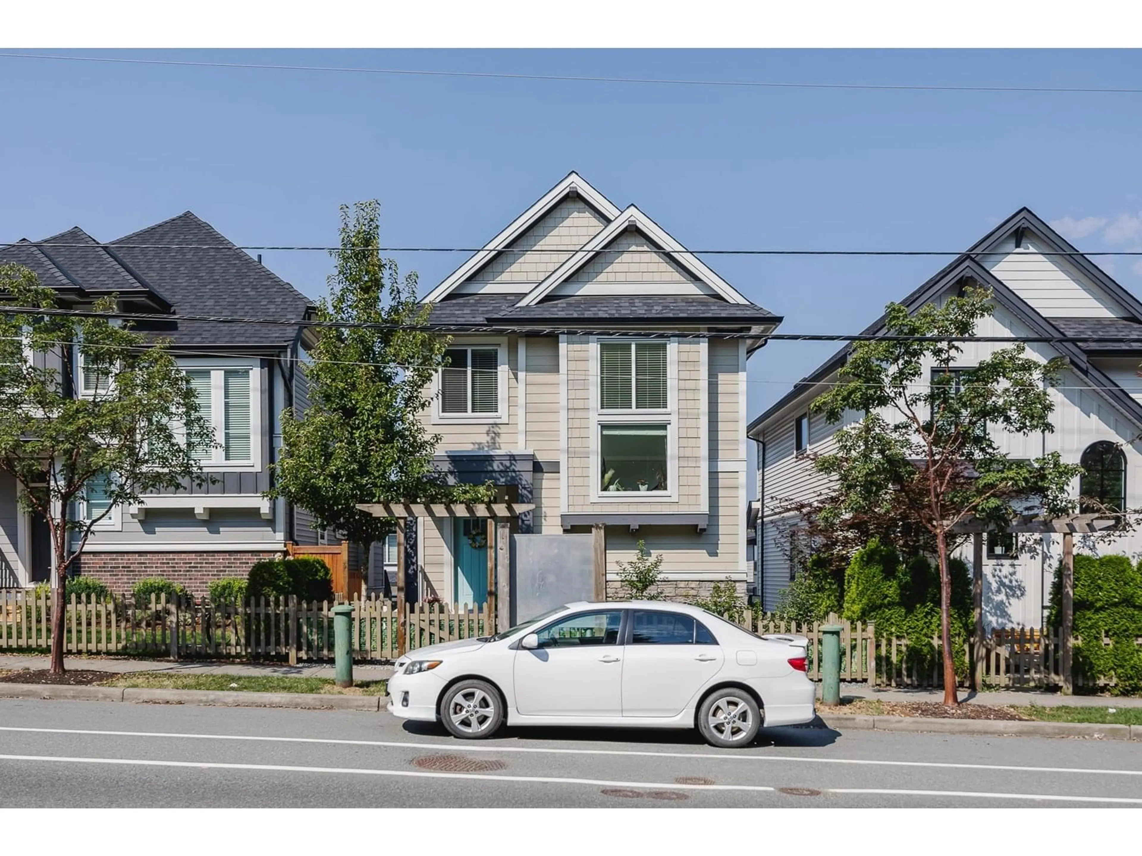 A pic from exterior of the house or condo, the street view for 12 4295 OLD CLAYBURN ROAD, Abbotsford British Columbia V3G0G4