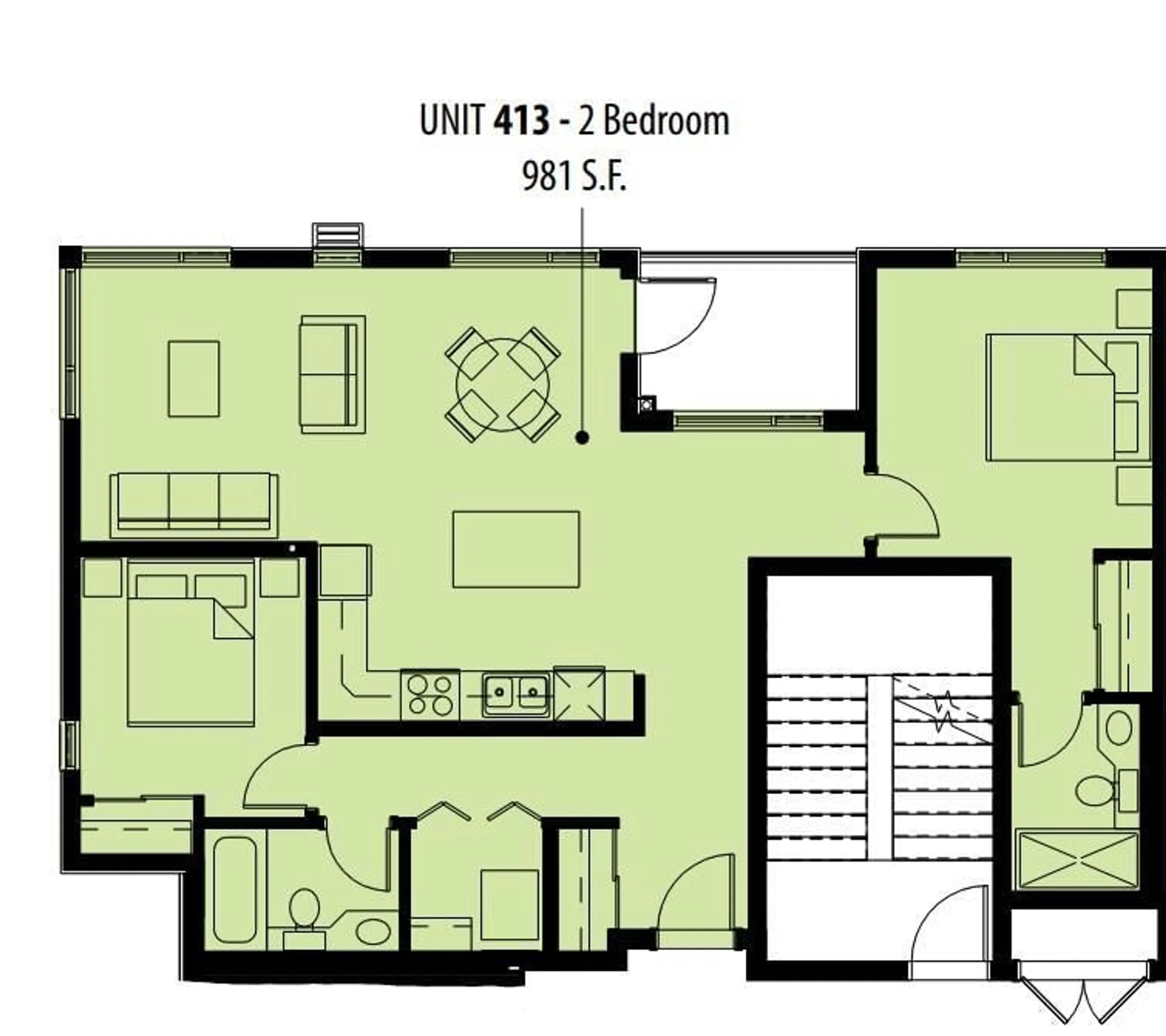 Floor plan for 413 163 175A STREET, Surrey British Columbia V0V0V0