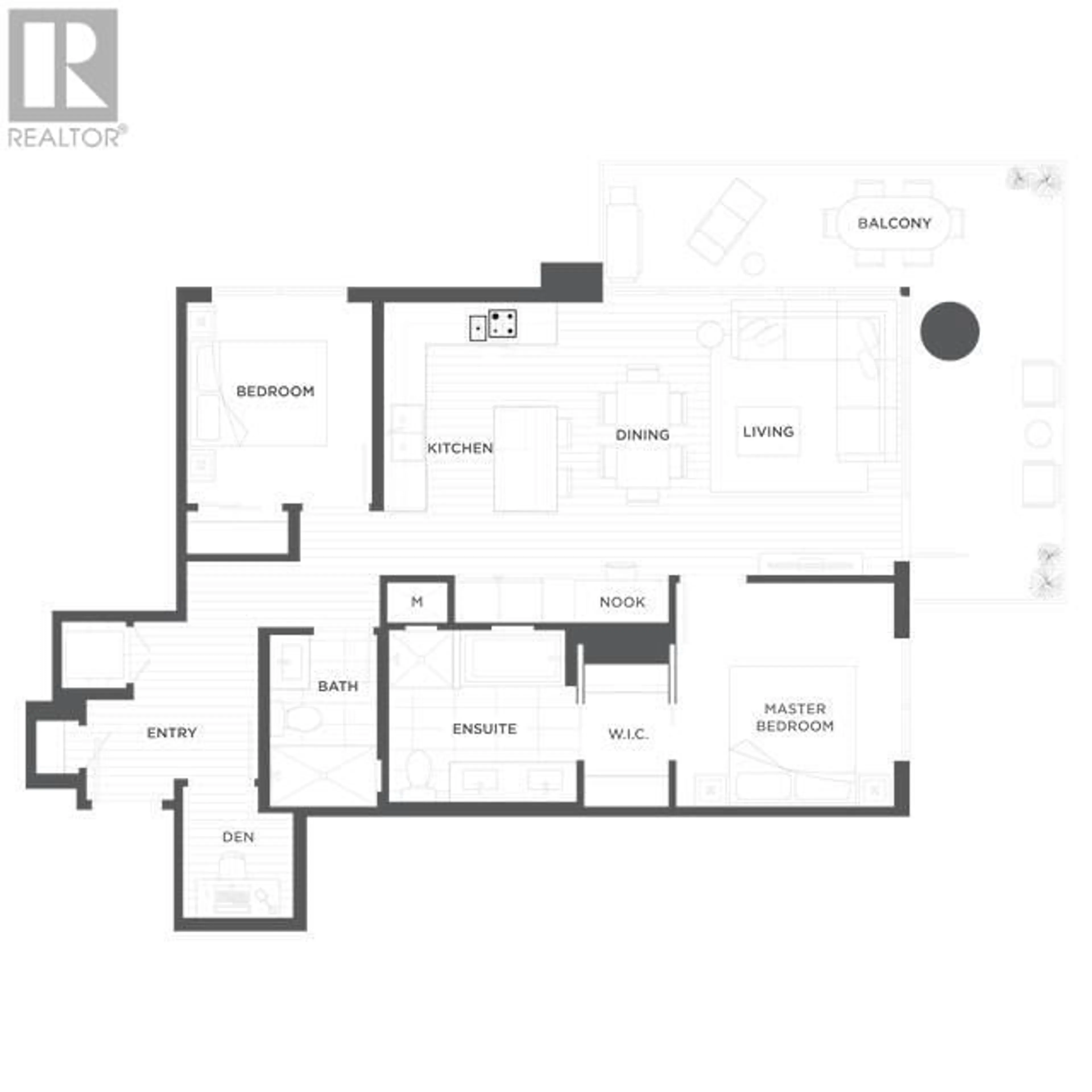 Floor plan for 2608 2186 GILMORE AVENUE, Burnaby British Columbia V5C0N7