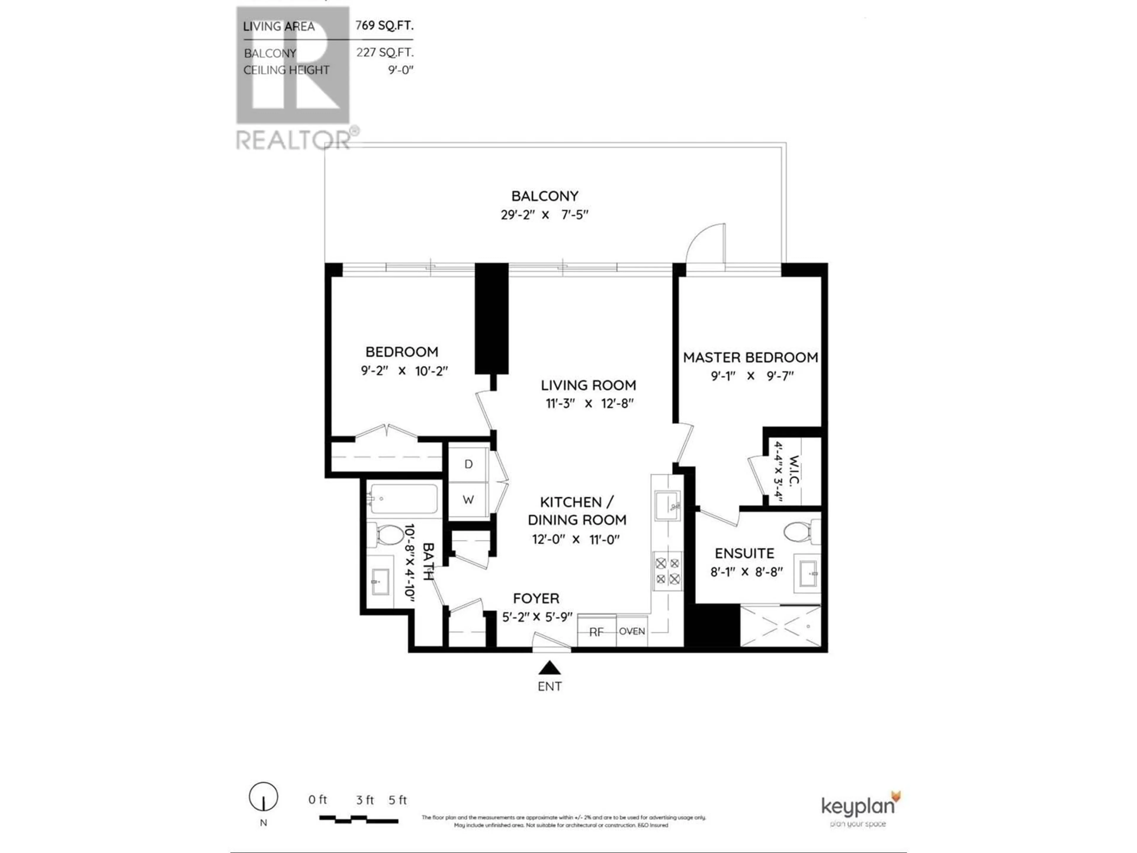 Floor plan for 2708 6699 DUNBLANE AVENUE, Burnaby British Columbia V5H0J8