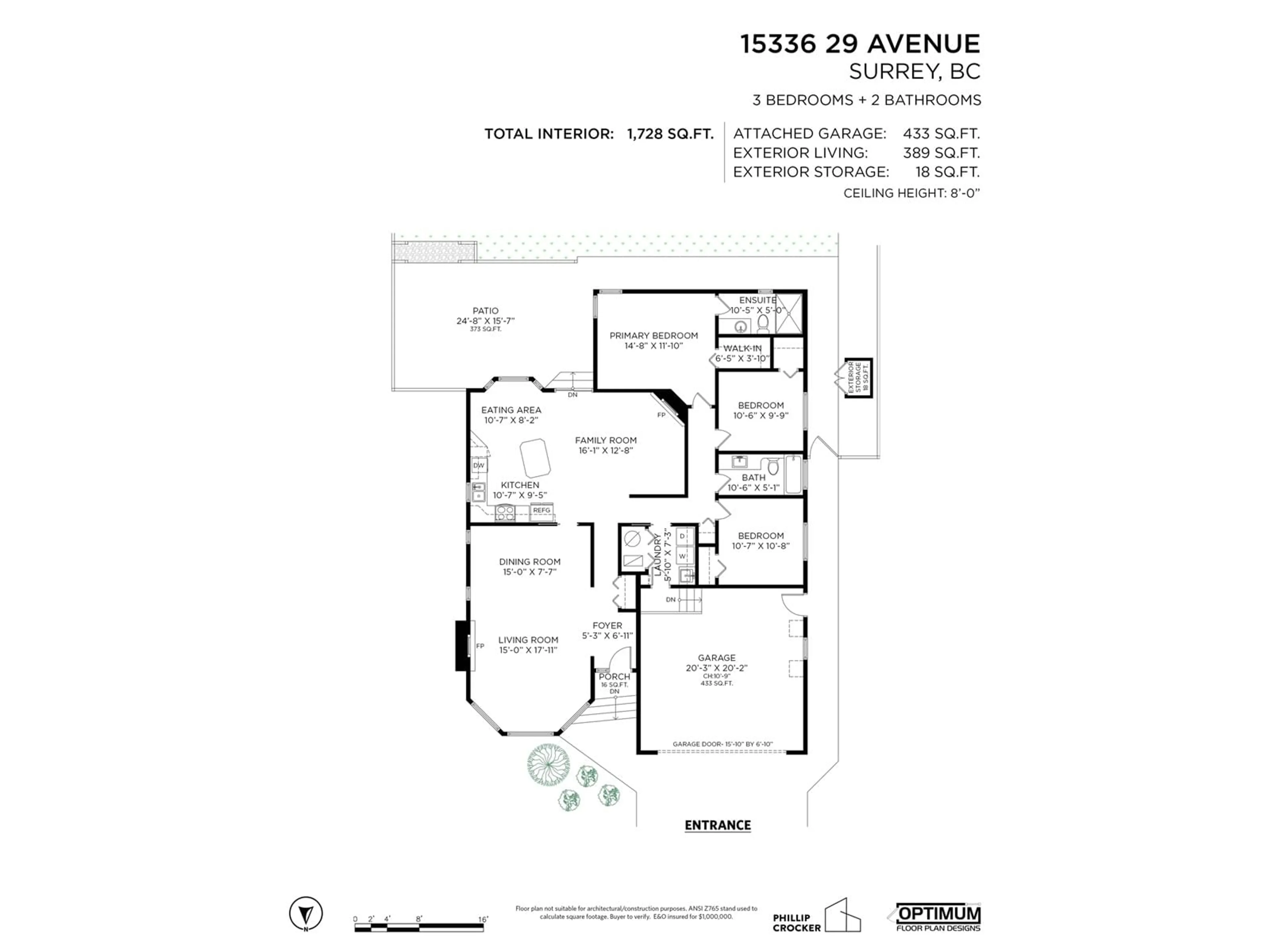 Floor plan for 15336 29 AVENUE, Surrey British Columbia V4P1G5