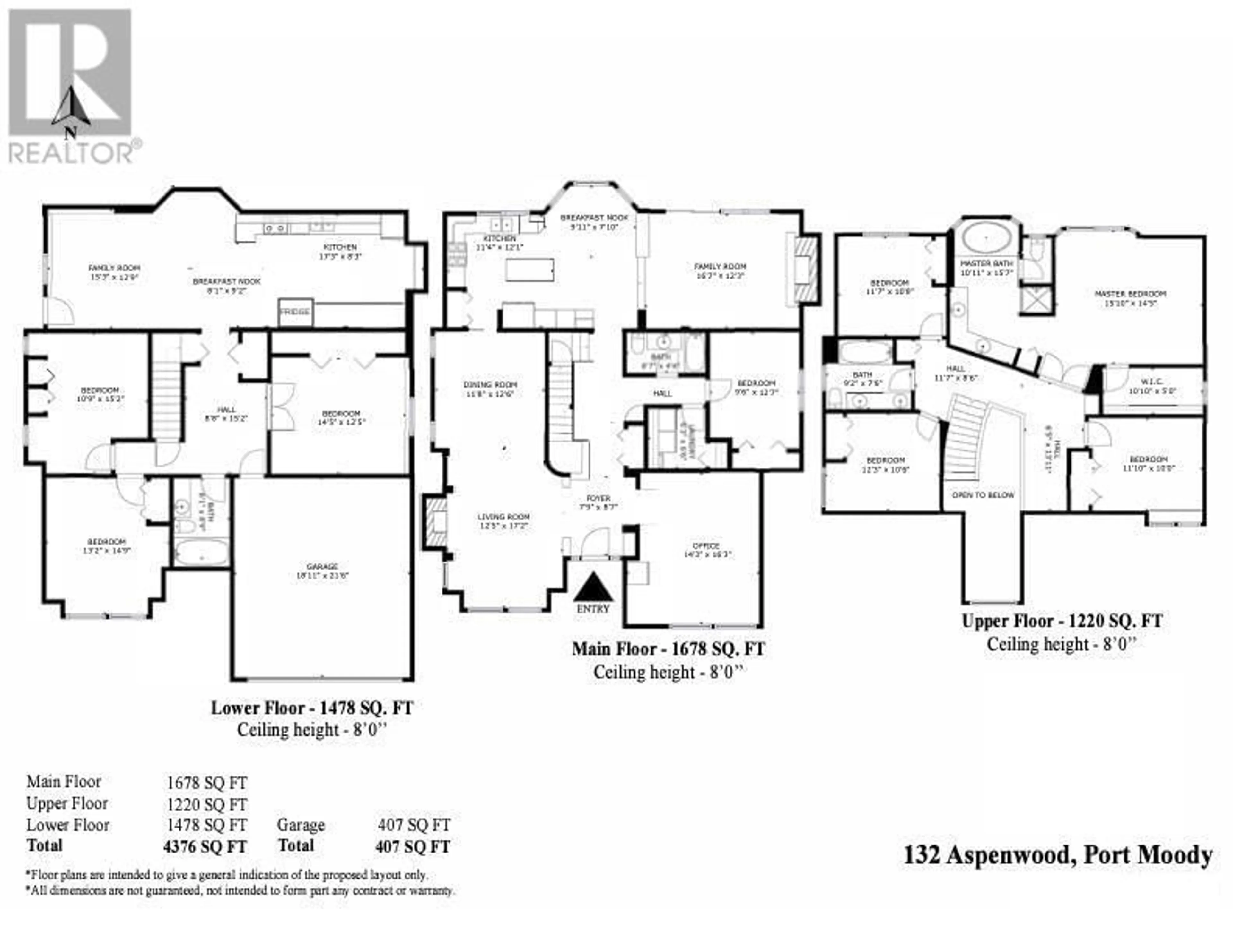 Floor plan for 132 ASPENWOOD DRIVE, Port Moody British Columbia V3H4V7