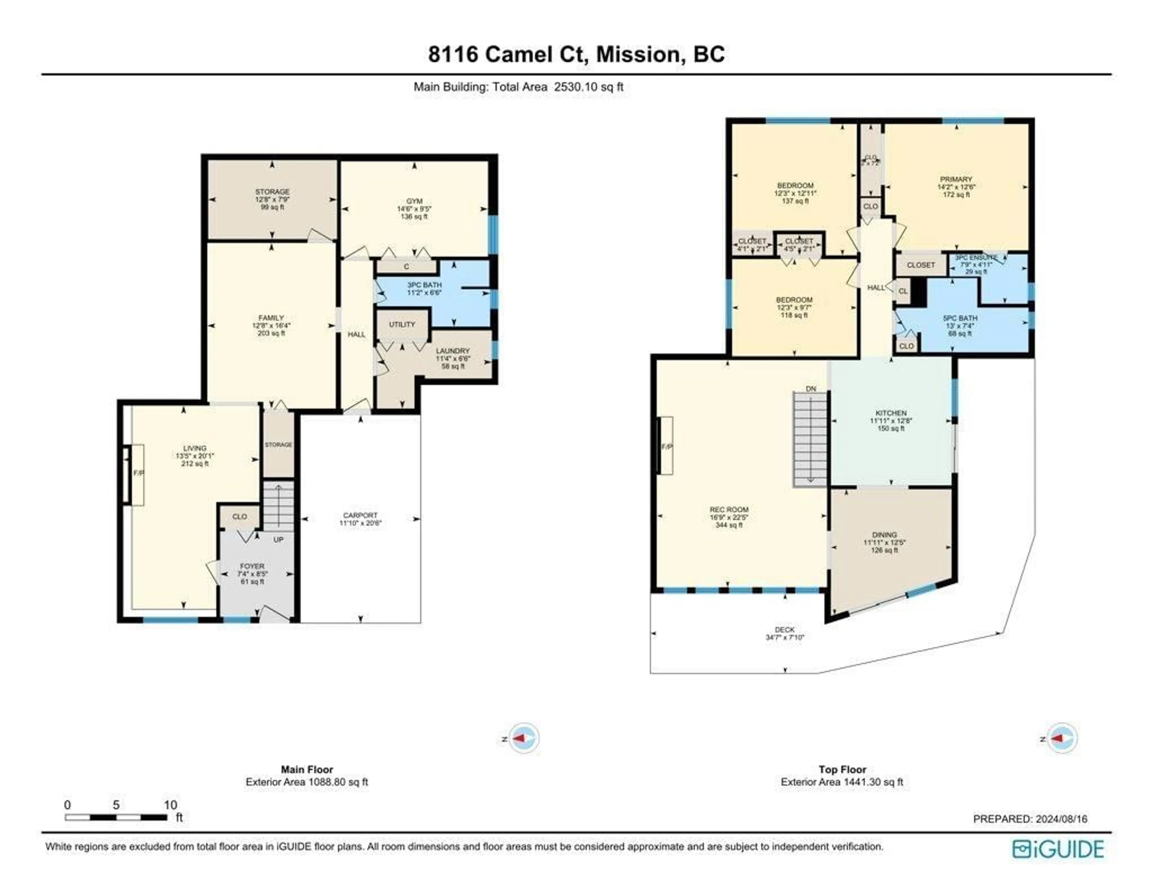 Floor plan for 8116 CAMEL COURT, Mission British Columbia V2V6B8