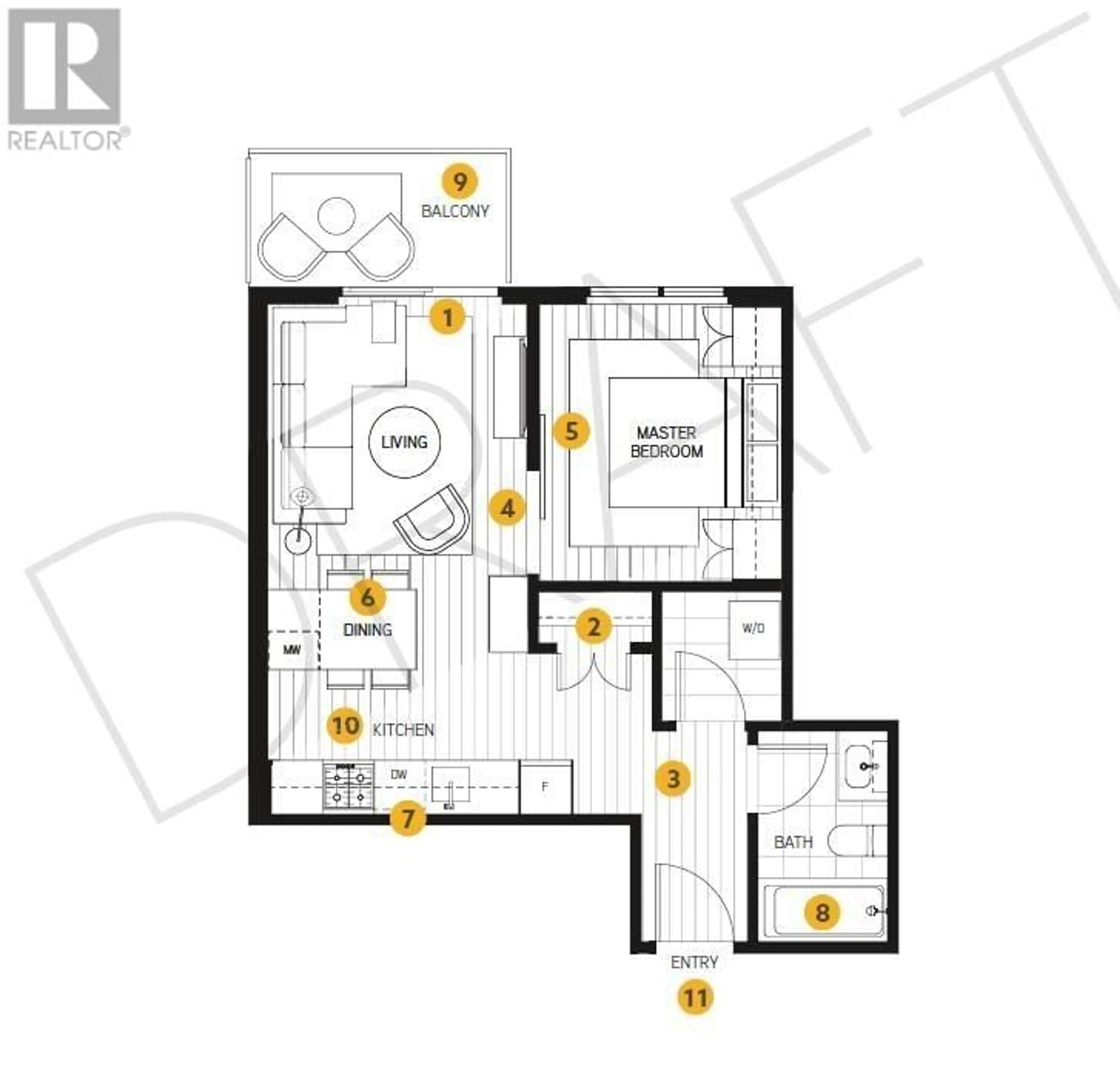 Floor plan for 3701 6537 TELFORD AVENUE, Burnaby British Columbia V5H0K9