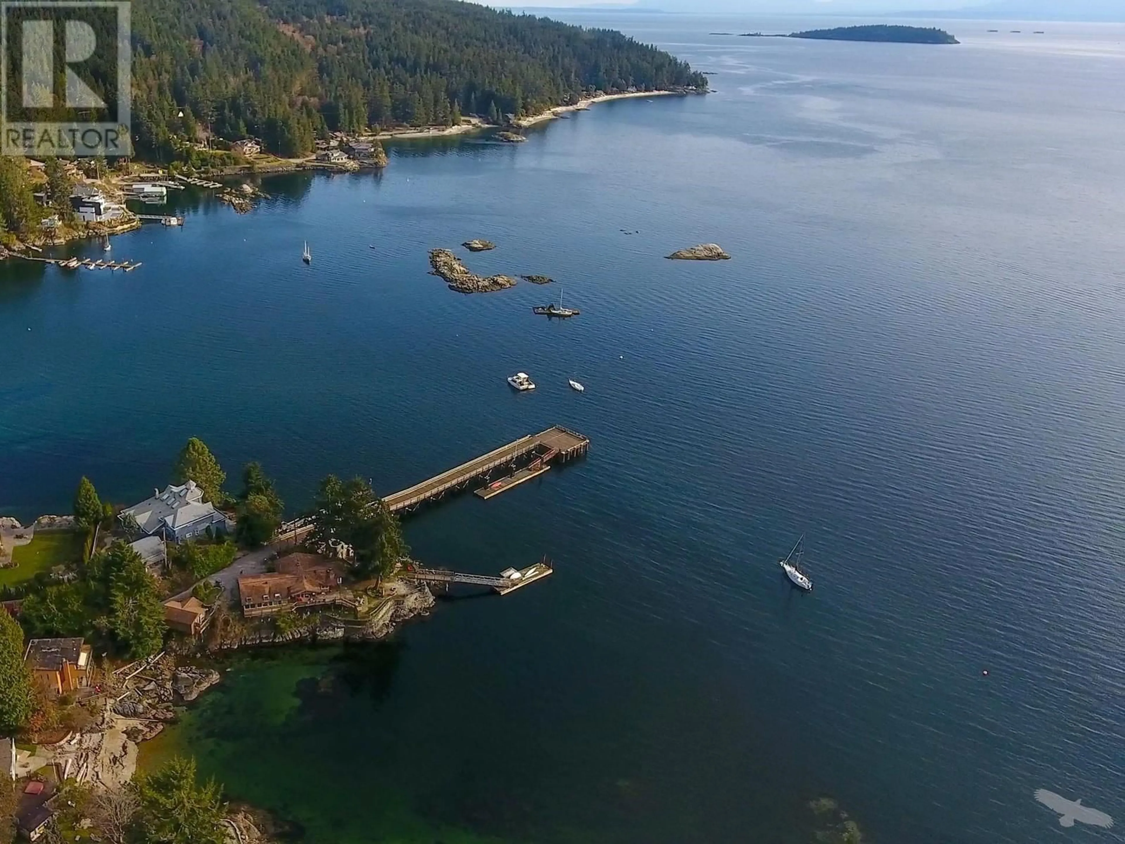 A pic from outside/outdoor area/front of a property/back of a property/a pic from drone, water/lake/river/ocean view for Block B PRIESTLAND ROAD, Halfmoon Bay British Columbia V0N1Y0