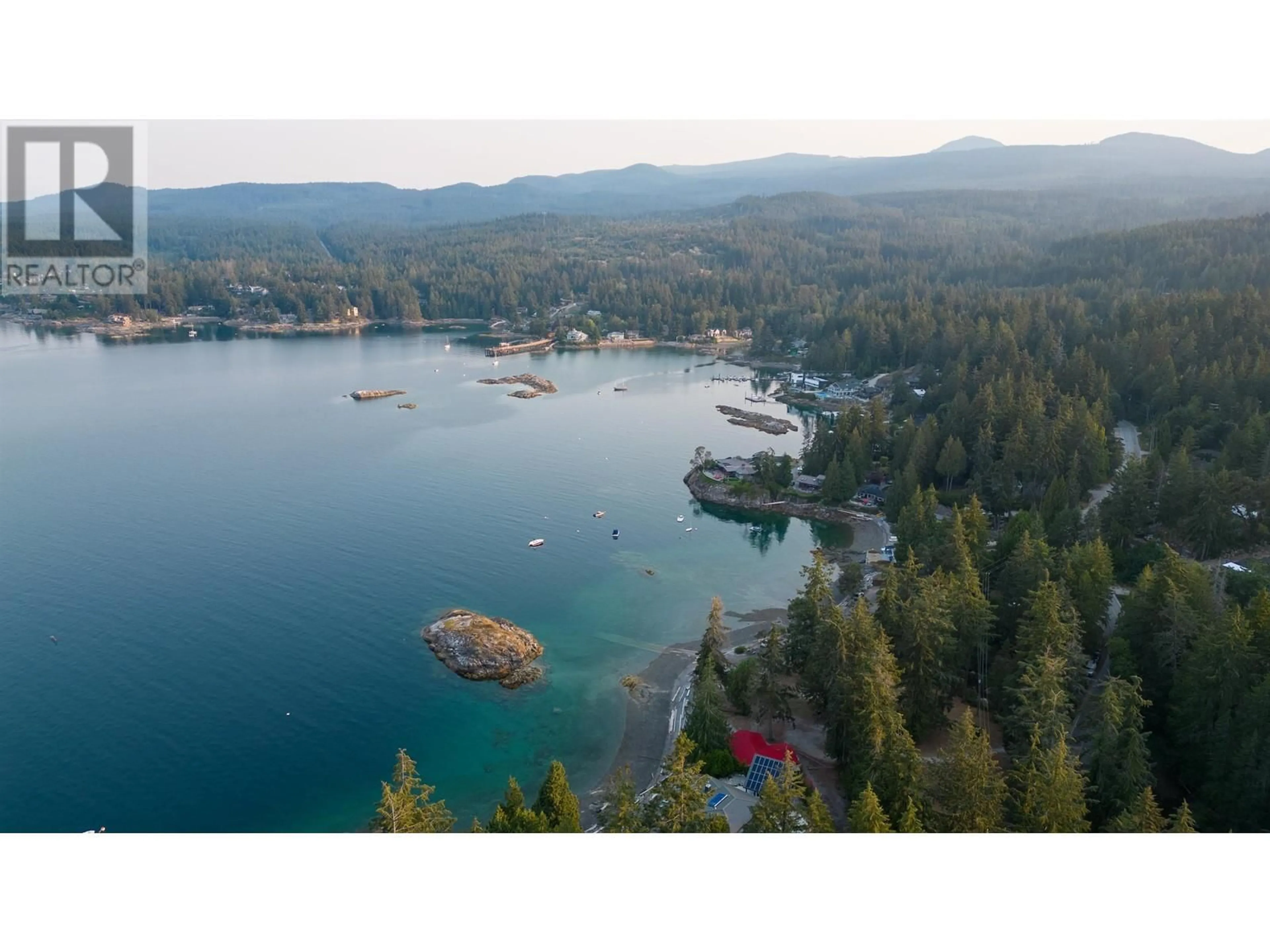 A pic from outside/outdoor area/front of a property/back of a property/a pic from drone, water/lake/river/ocean view for Block B PRIESTLAND ROAD, Halfmoon Bay British Columbia V0N1Y0