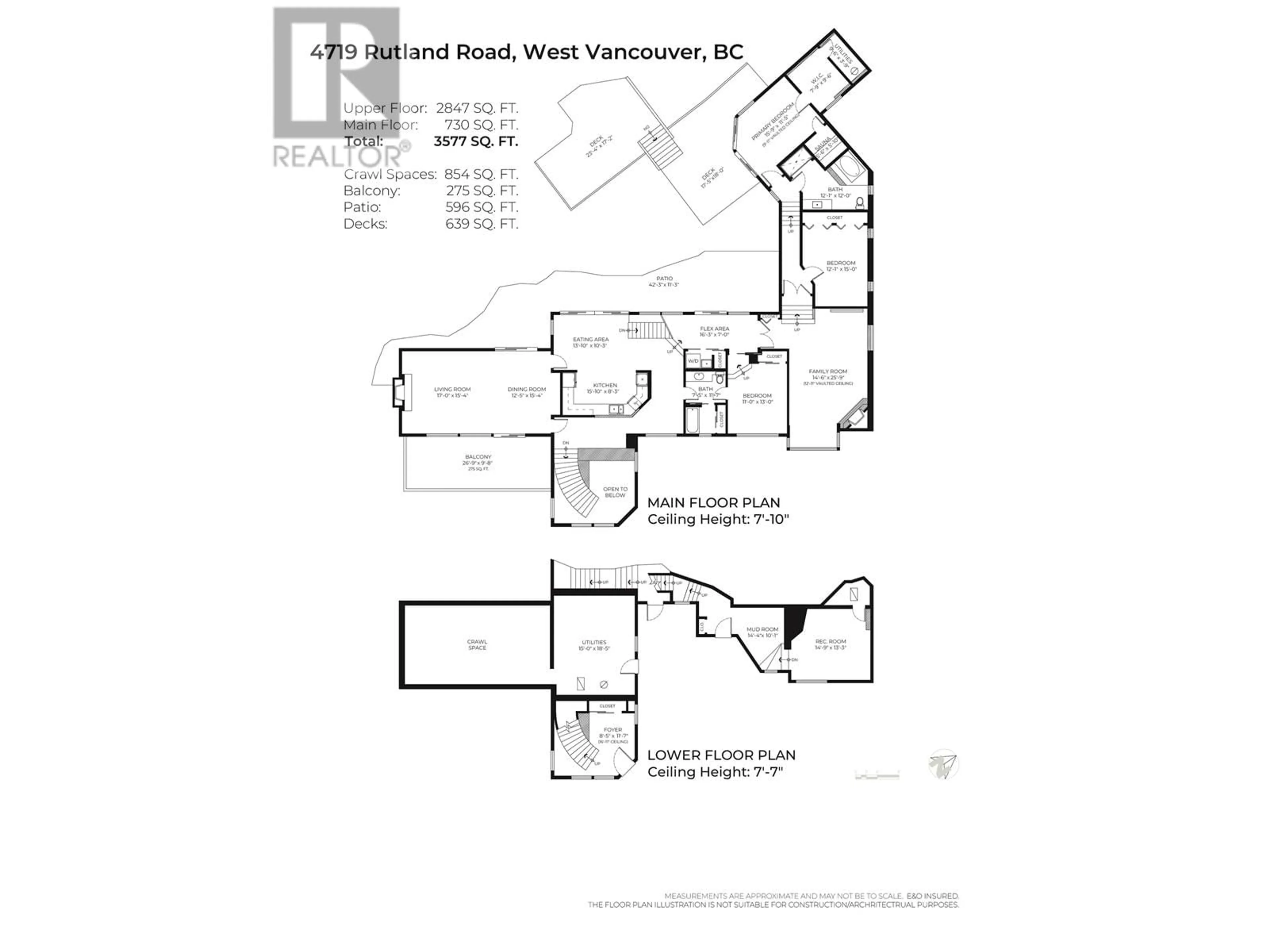 Floor plan for 4719 RUTLAND ROAD, West Vancouver British Columbia V7W1G6