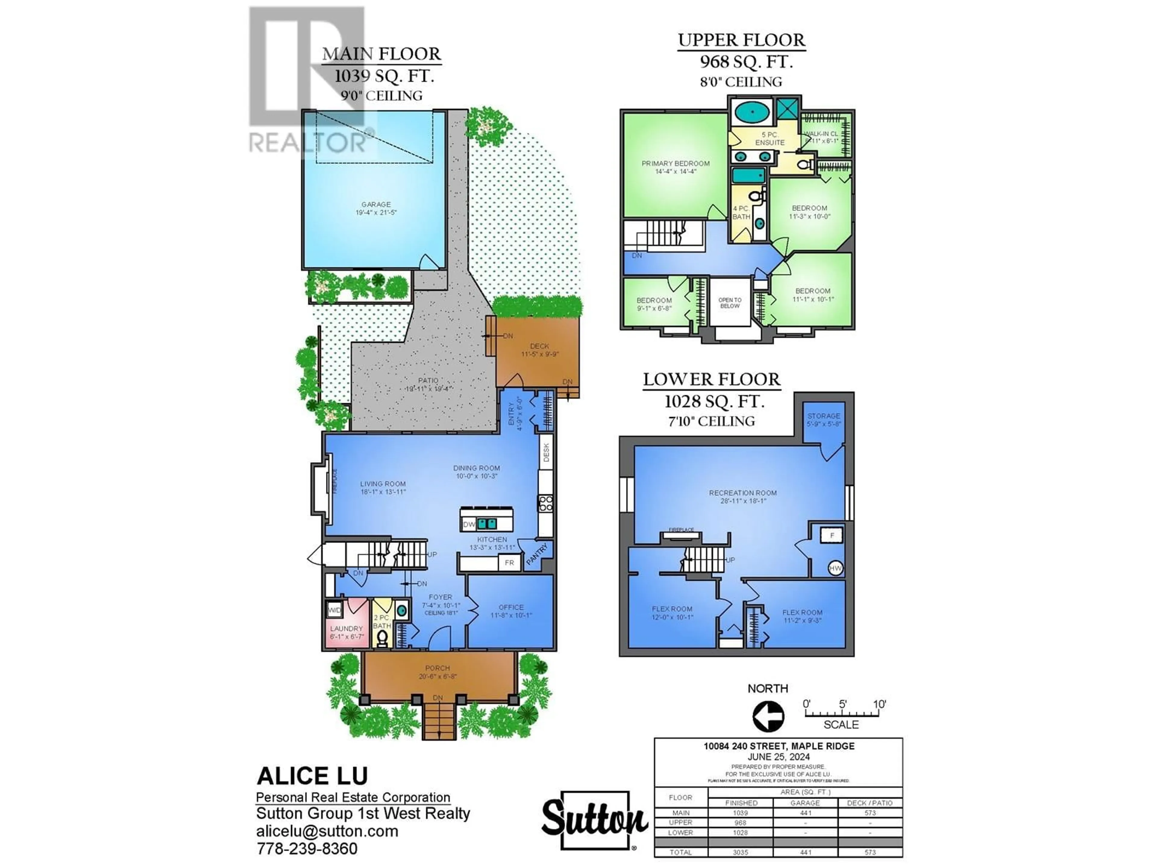 Floor plan for 10084 240 STREET, Maple Ridge British Columbia V2W1Z9