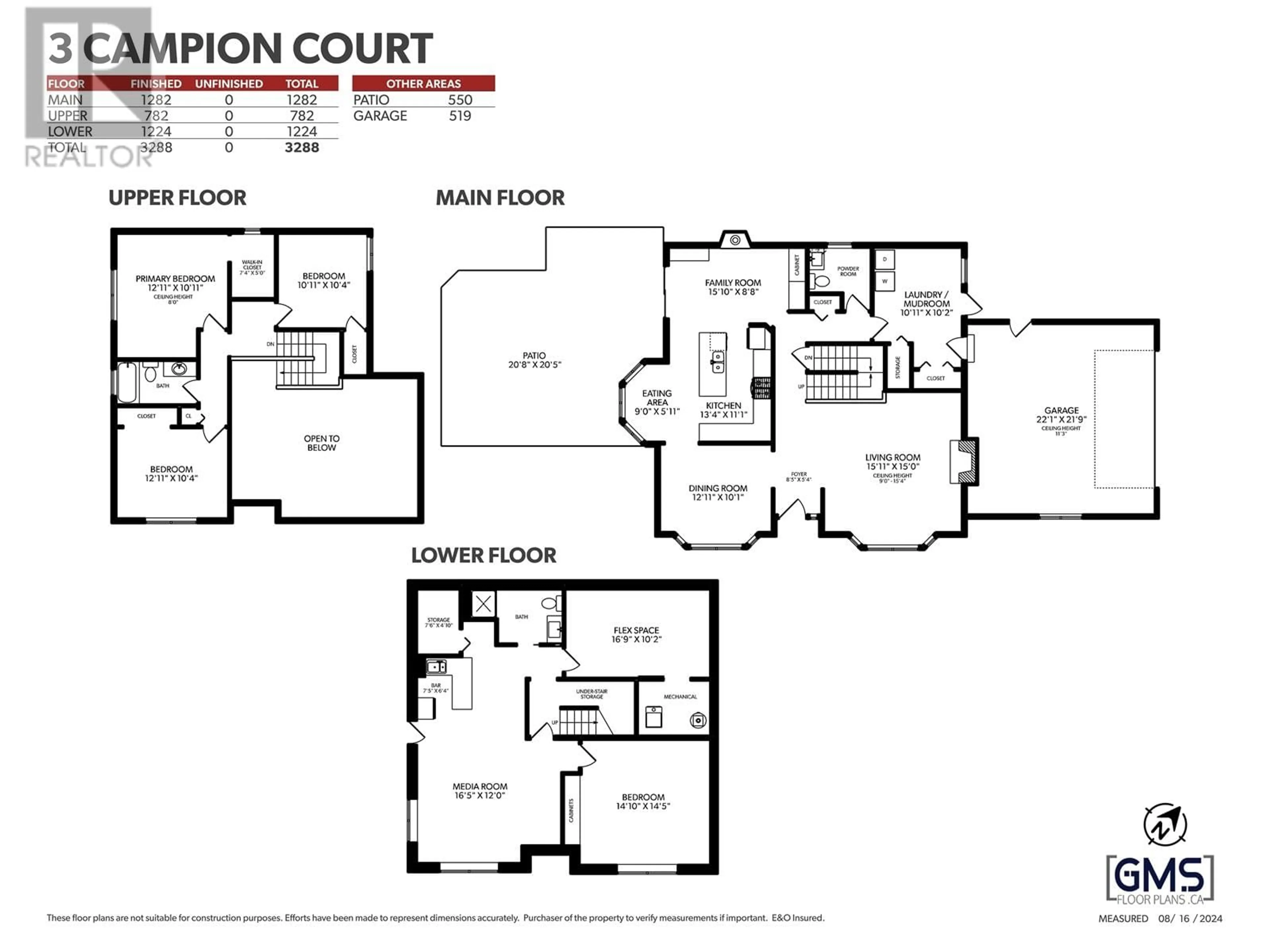 Floor plan for 3 CAMPION COURT, Port Moody British Columbia V3H4A9