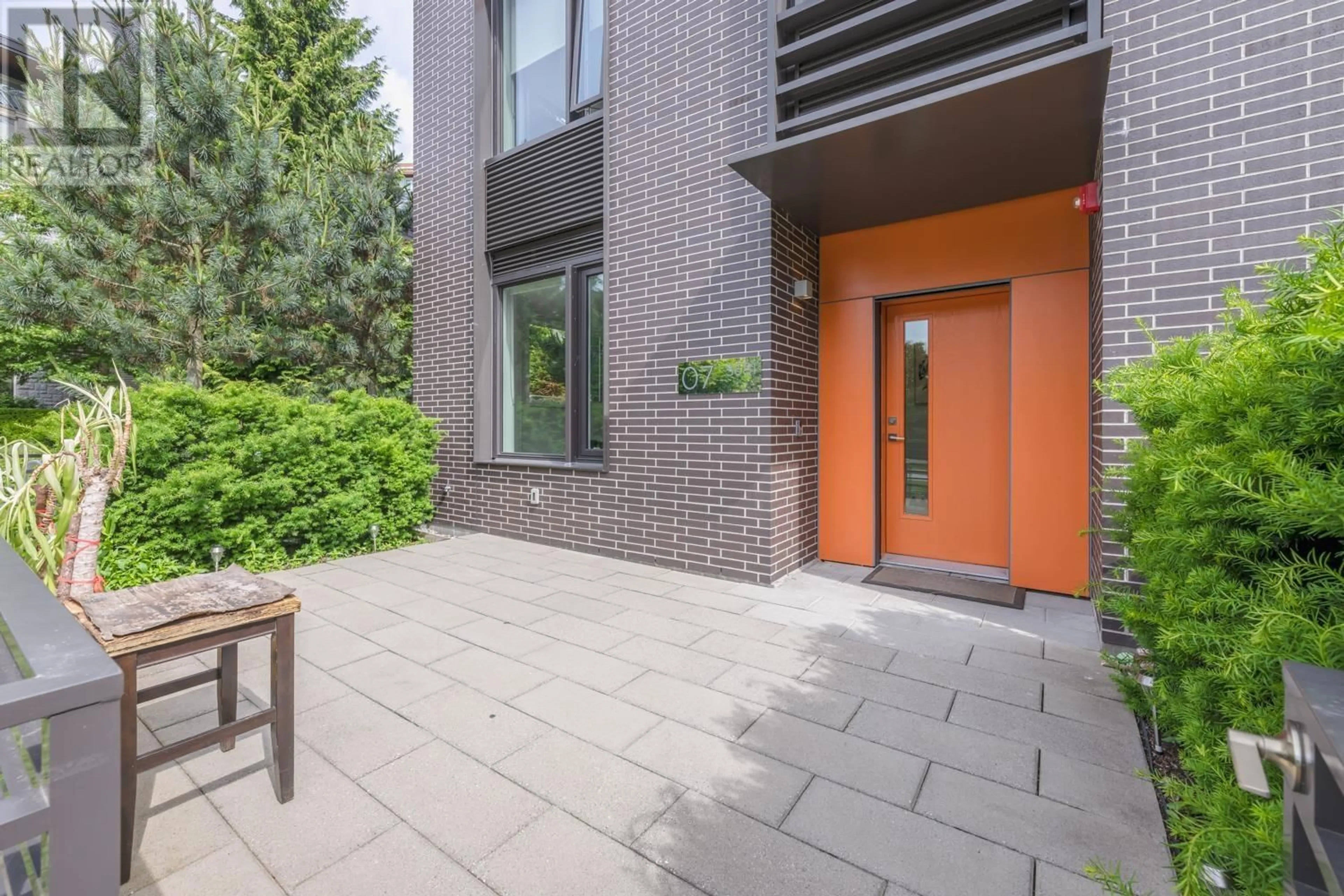 Patio, the front or back of building for TH7 5681 BIRNEY AVENUE, Vancouver British Columbia V6S0L5