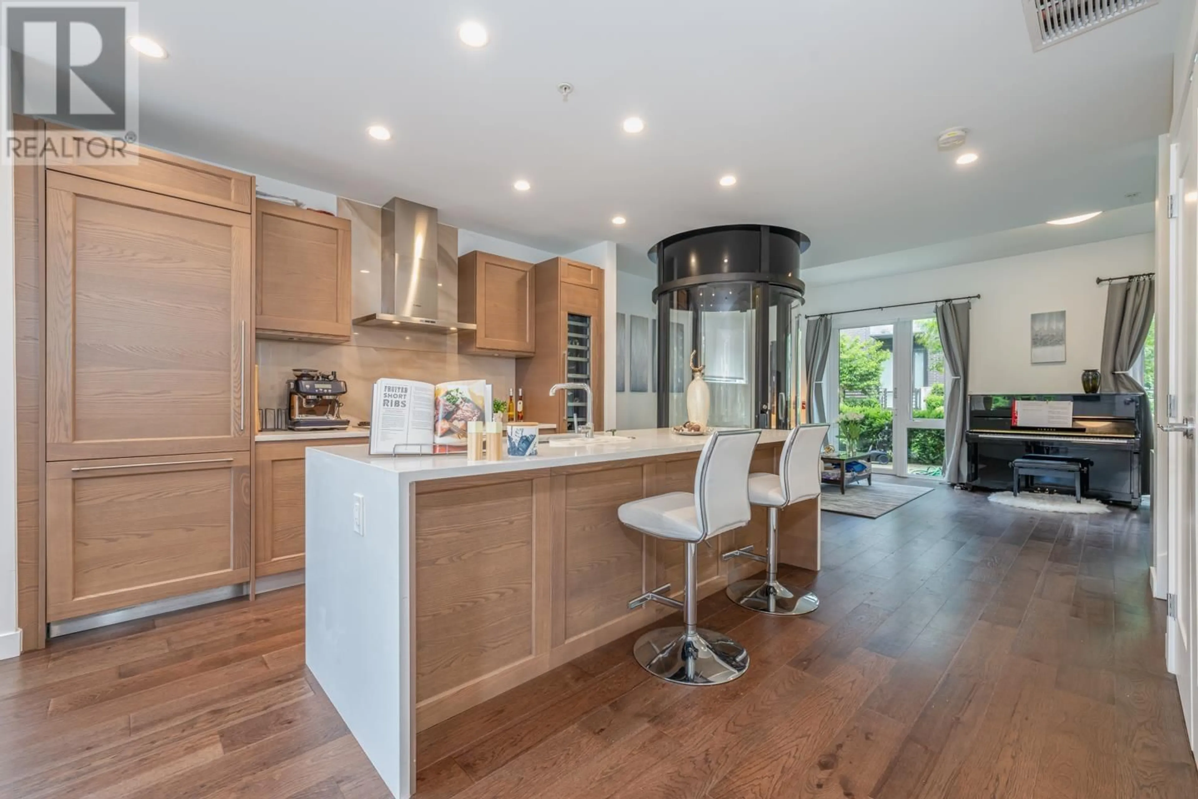 Open concept kitchen for TH7 5681 BIRNEY AVENUE, Vancouver British Columbia V6S0L5