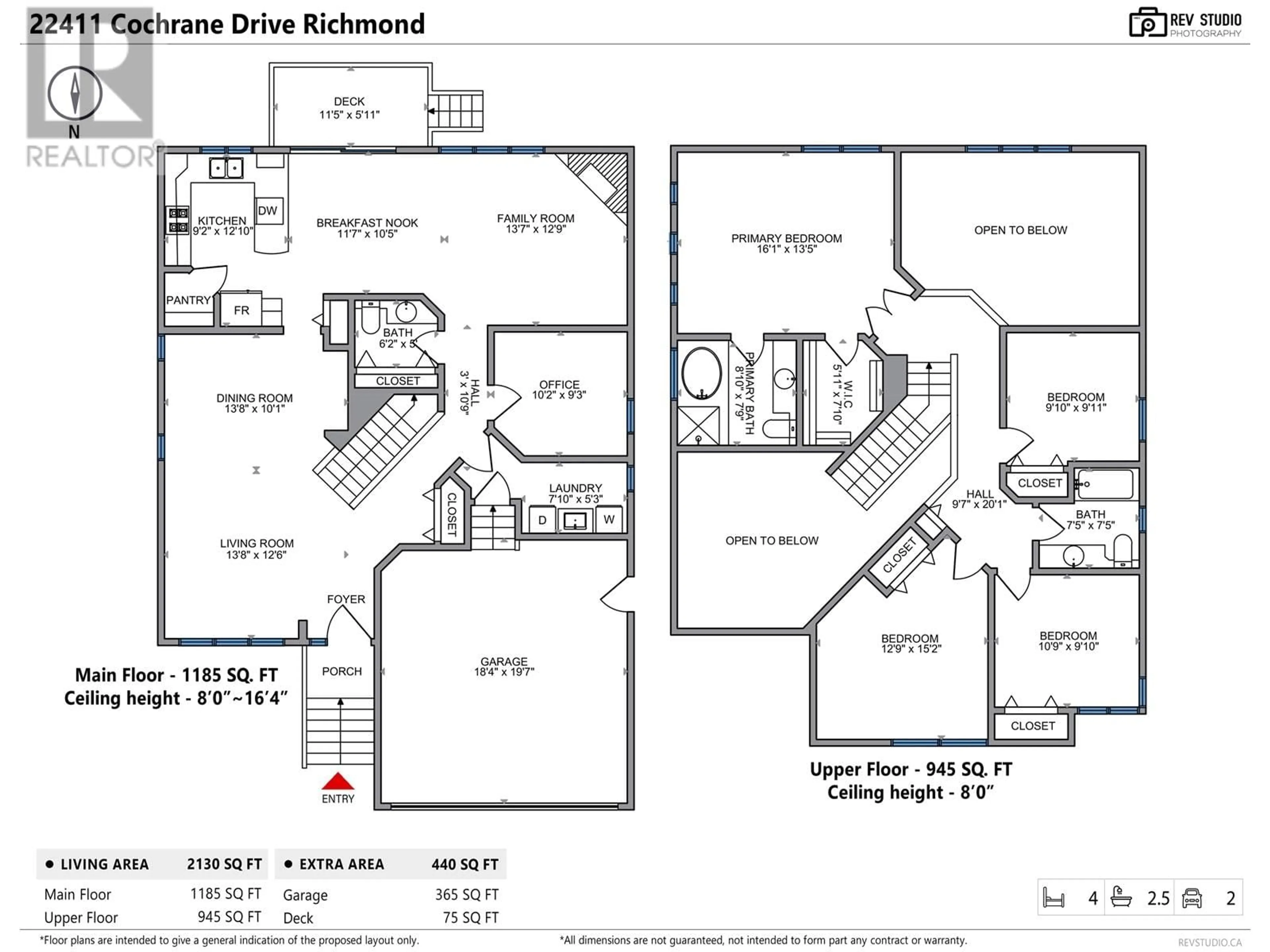 Floor plan for 22411 COCHRANE DRIVE, Richmond British Columbia V6V2T9