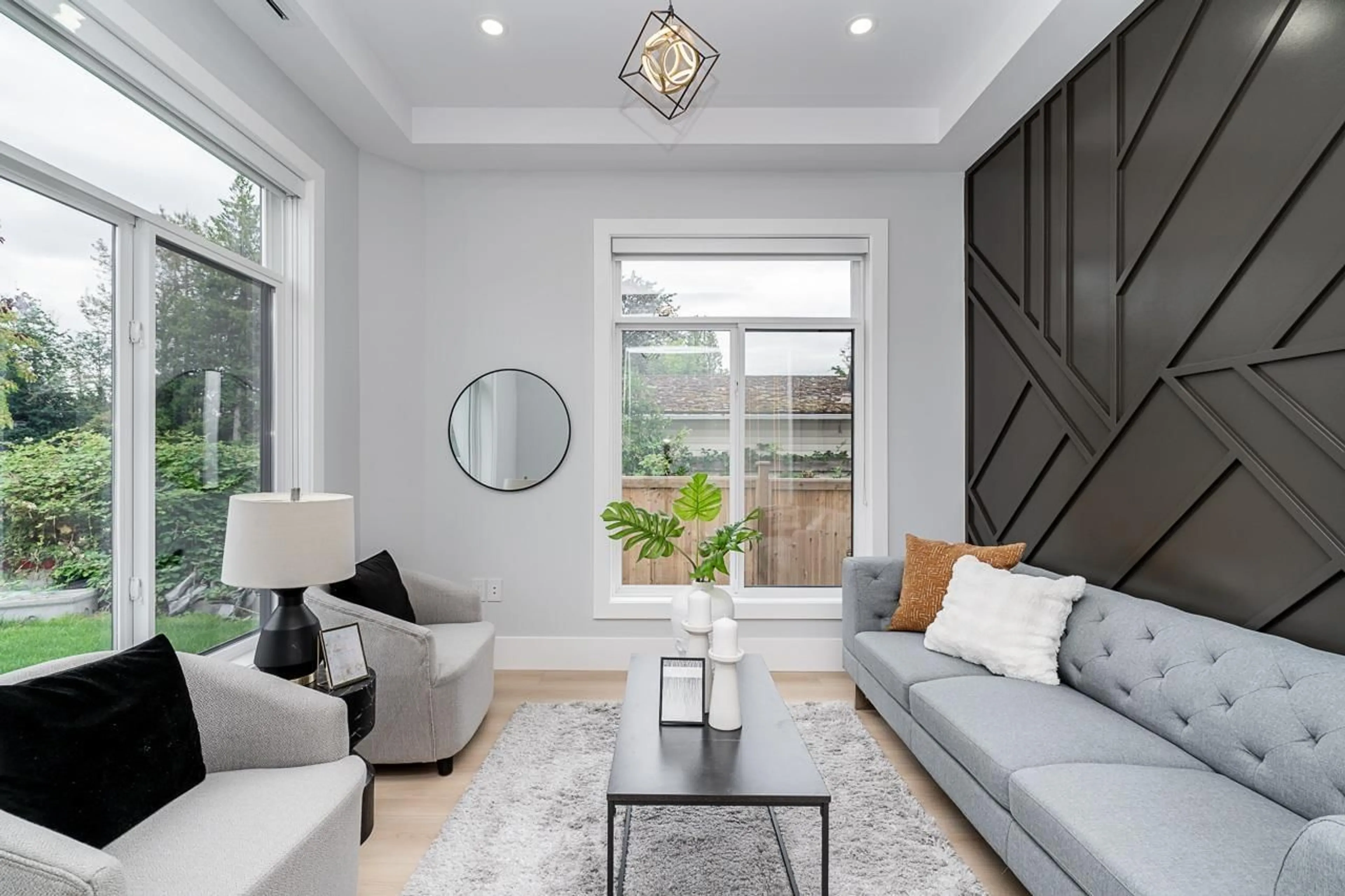 Living room, wood floors for 7121 204A STREET, Langley British Columbia V2Y3S7